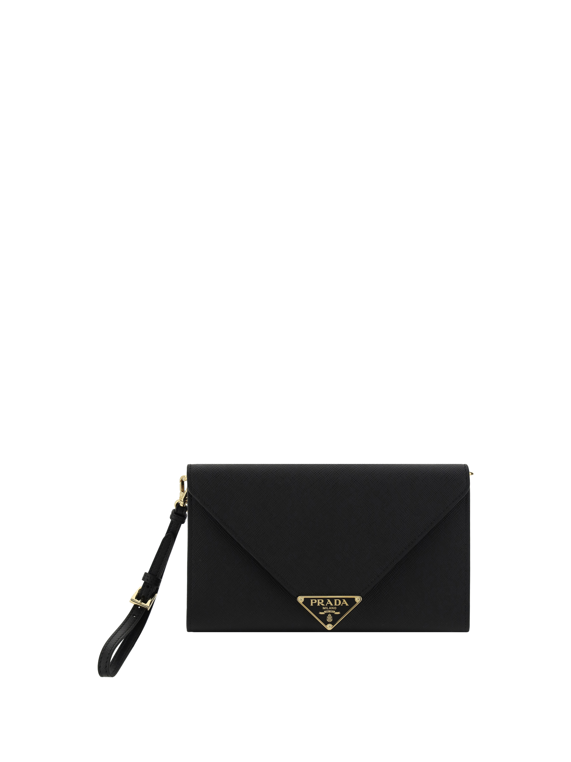 Prada Saffiano Men's Clutch Bag, Black (nero), ModeSens