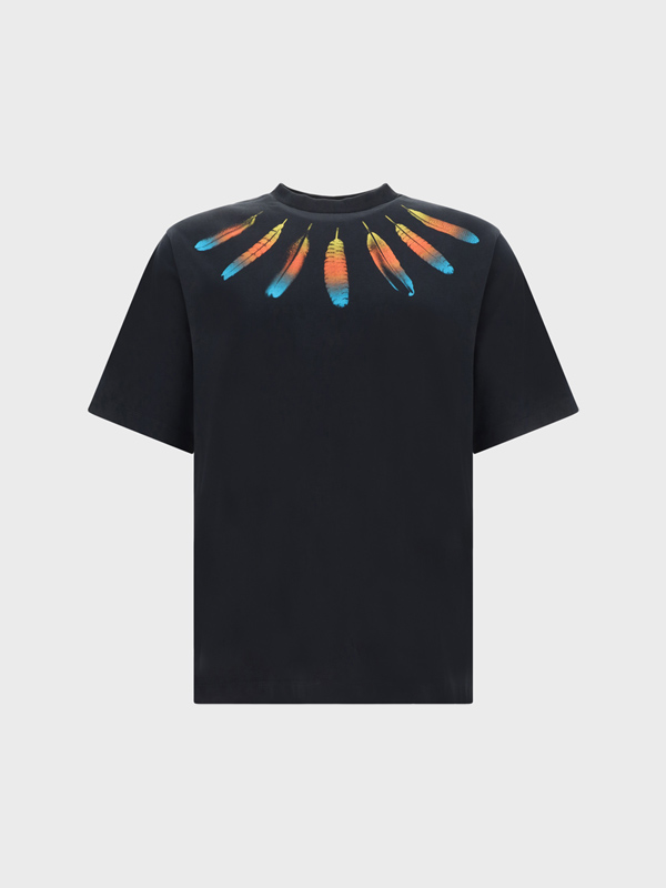 T-Shirt Collar Feathers