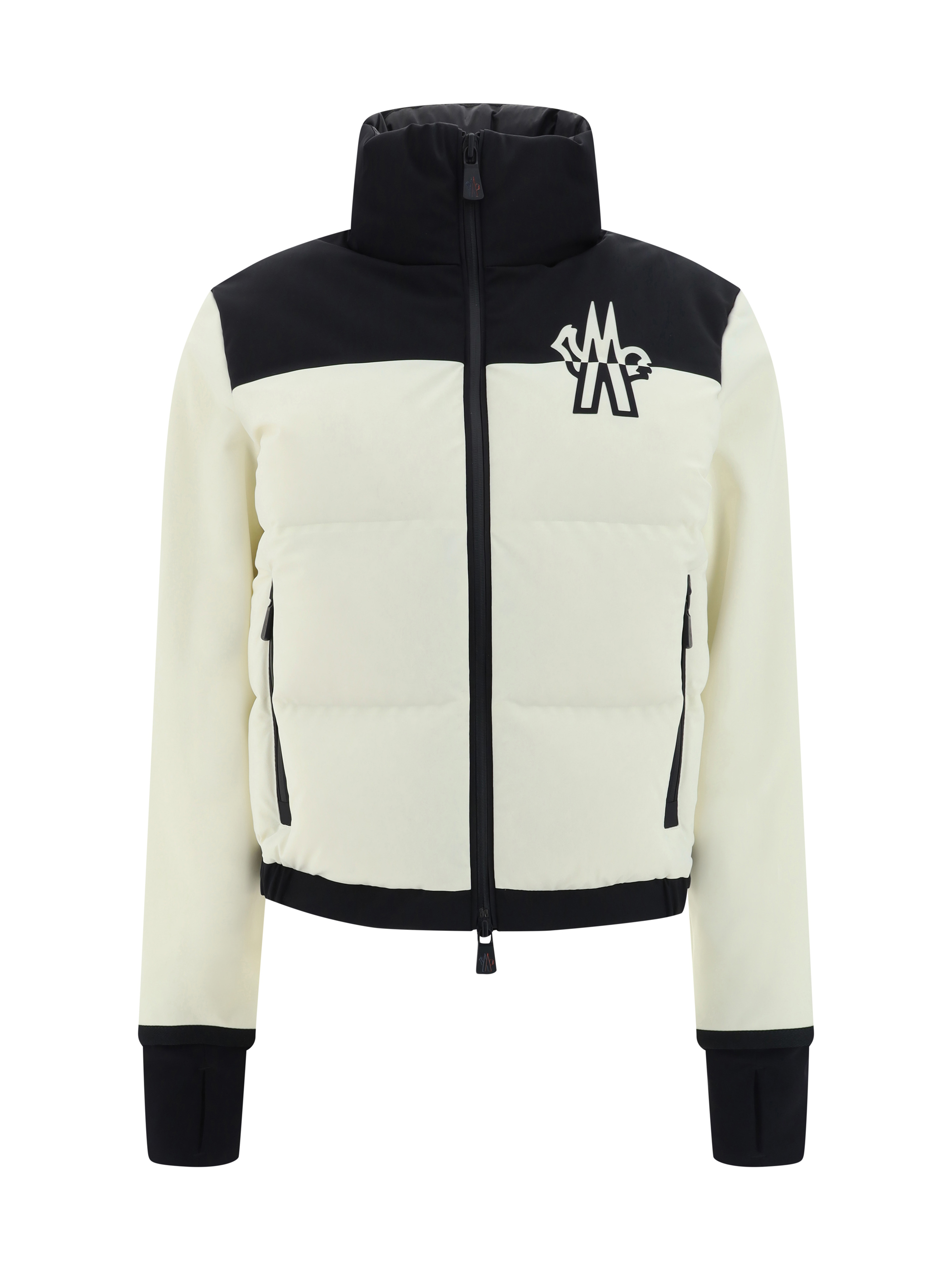 Shop Moncler Jacket In Natural