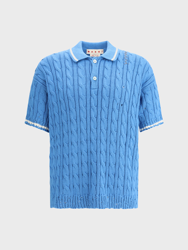 Knit Polo Shirt