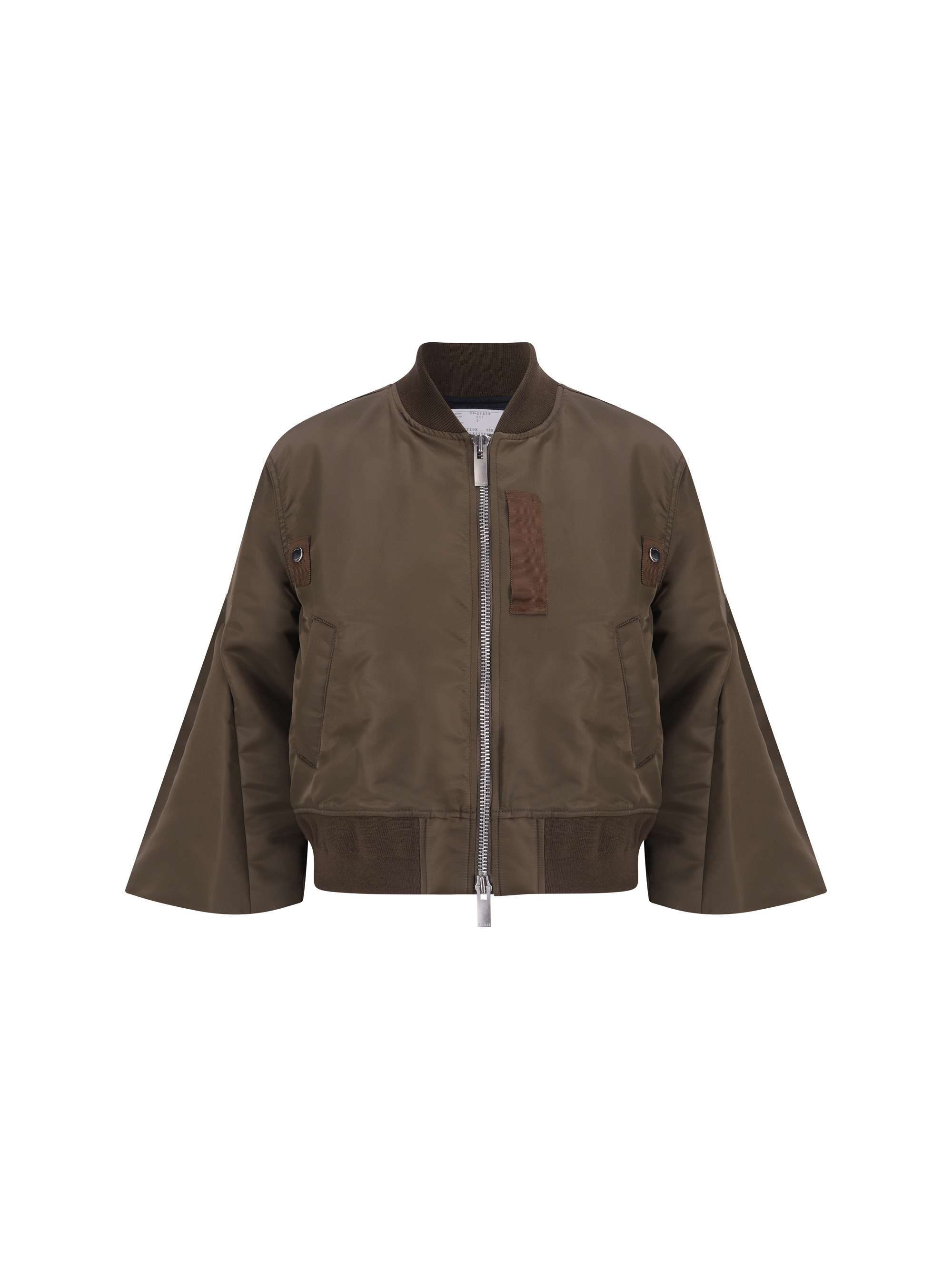 Shop Sacai Jacket In Beige