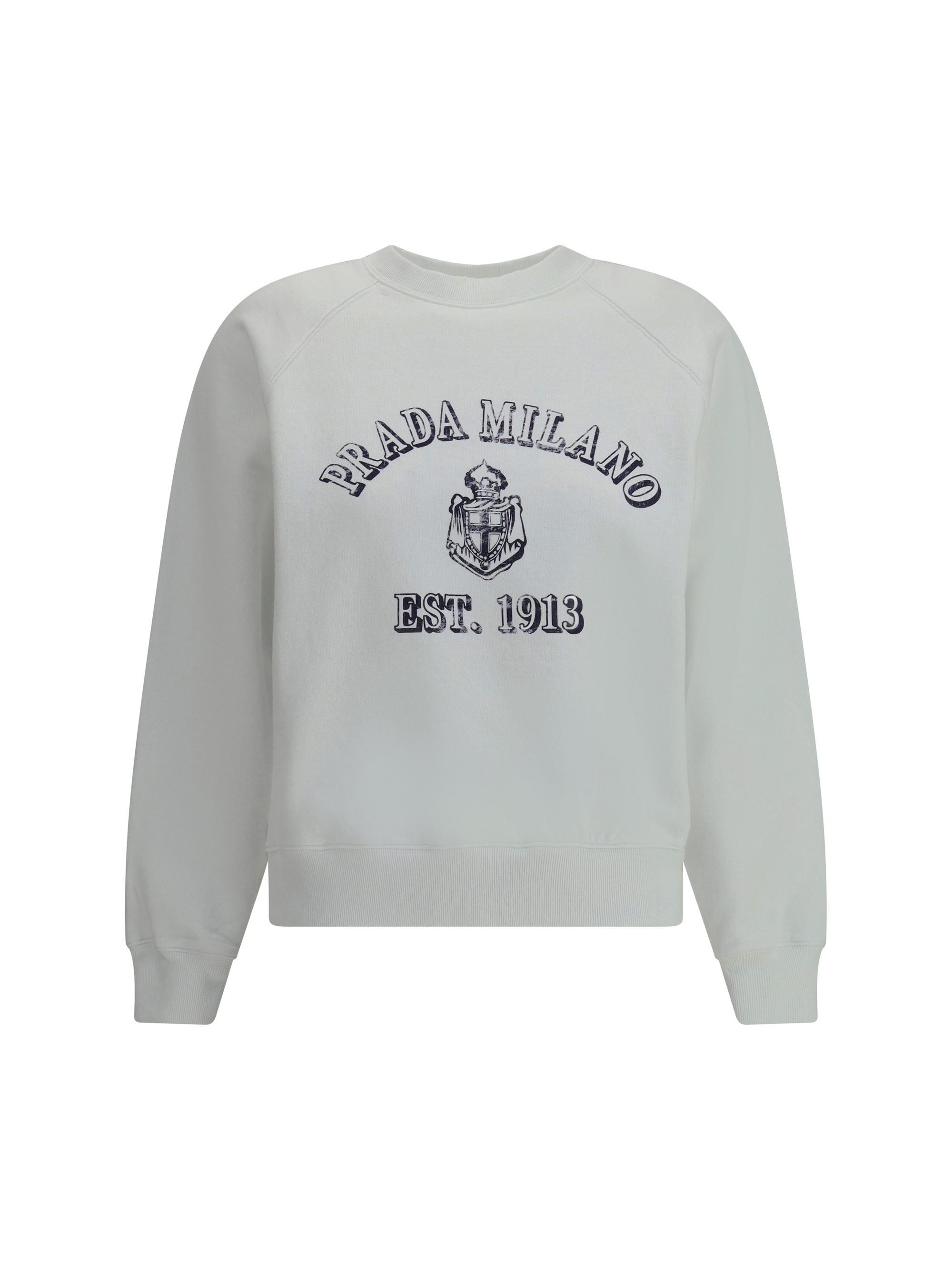 Felpa in cotone con logo