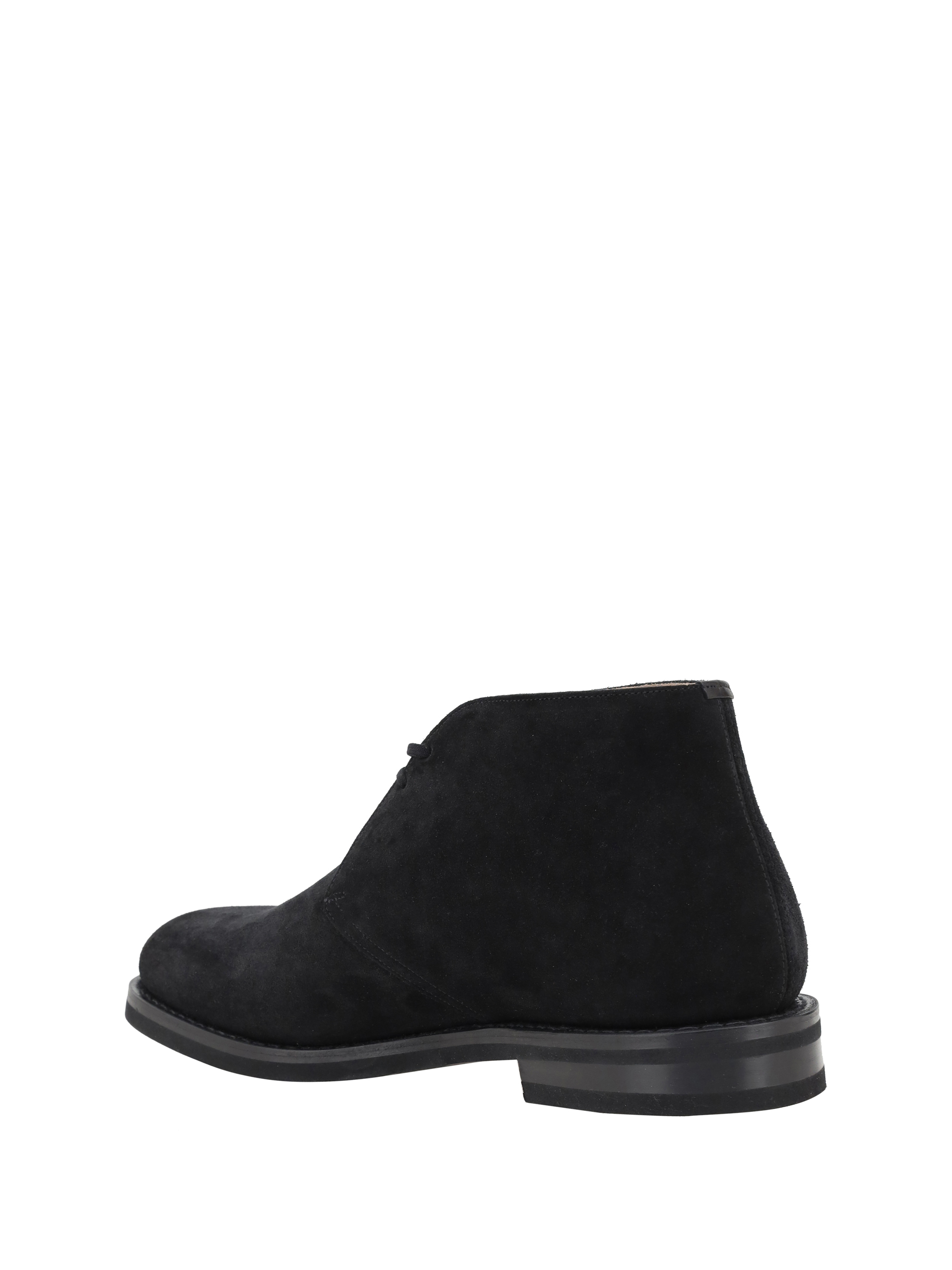 Scarpe Stringate in pelle scamosciata