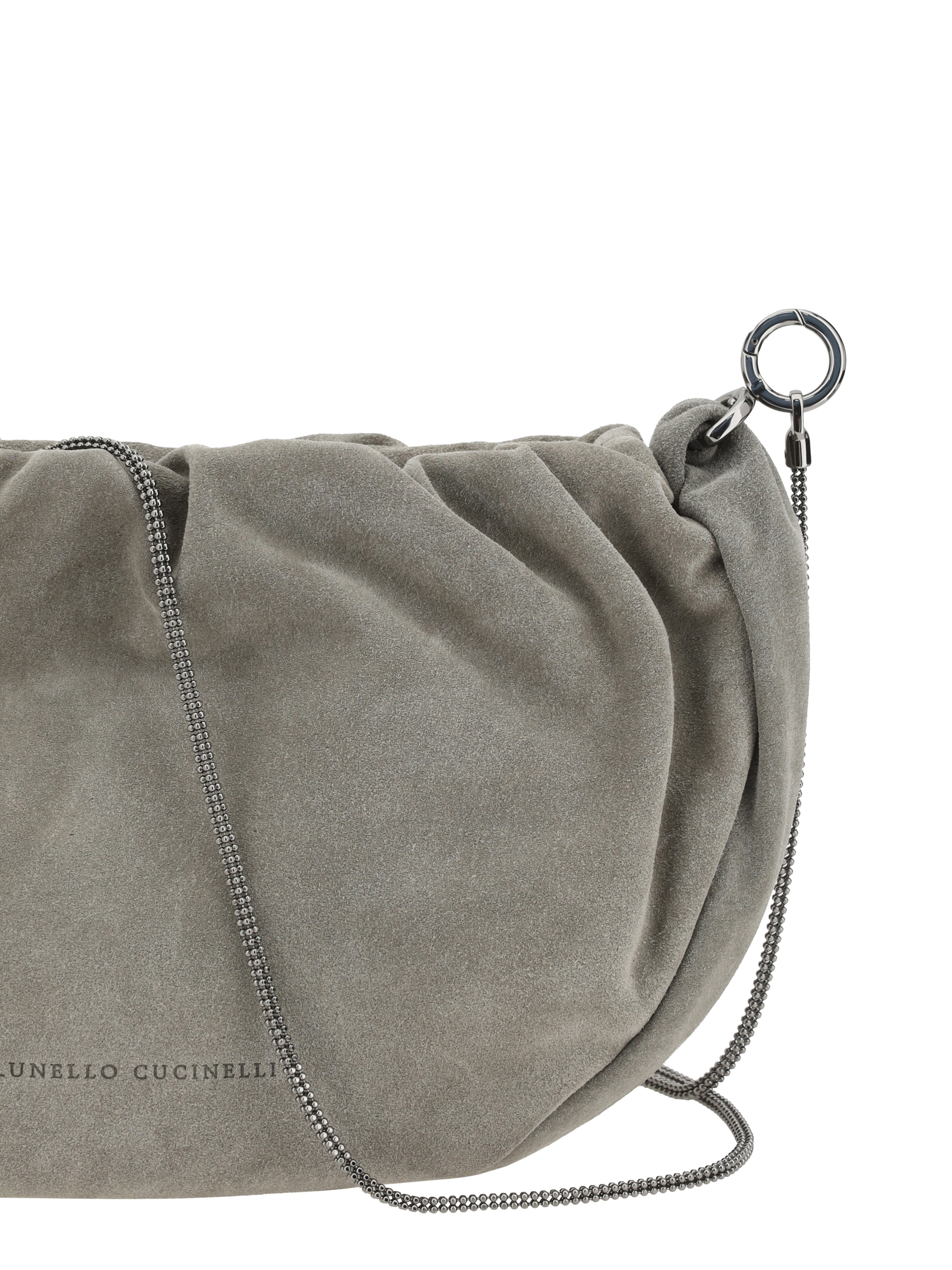 Borsa a Tracolla in pelle scamosciata