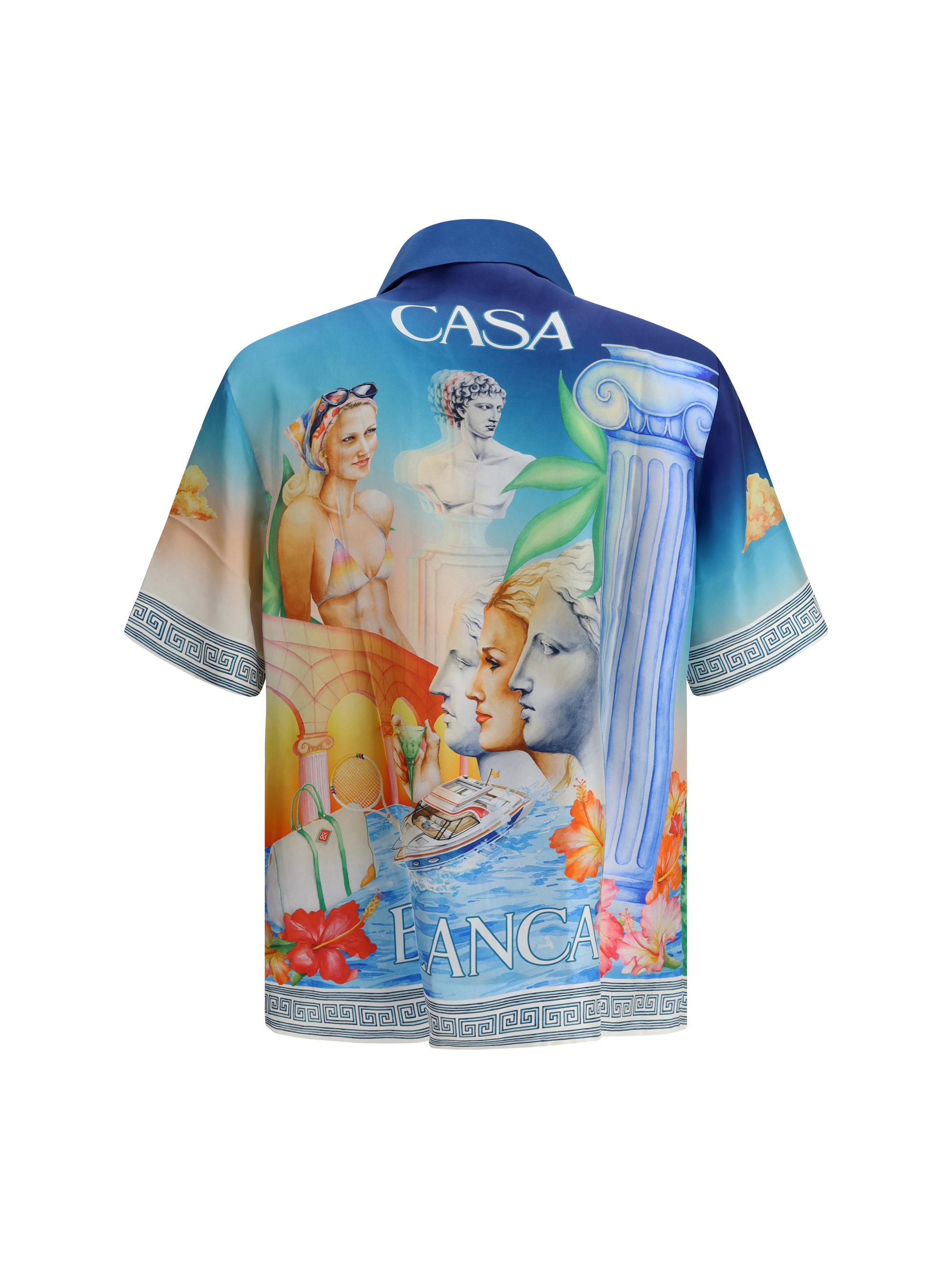 Cuban short sleeve silk Shirt