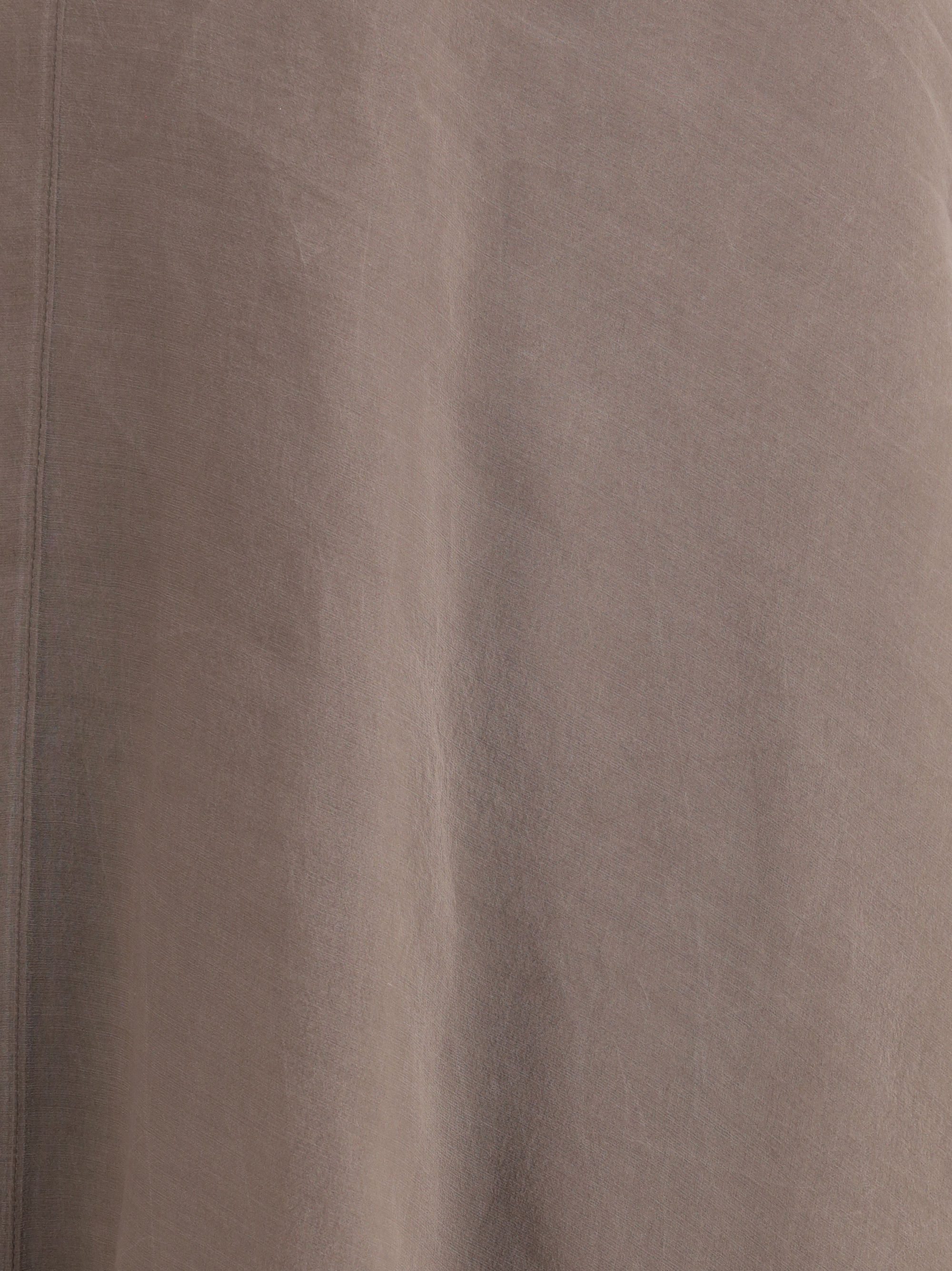 Silk crêpe midi Skirt