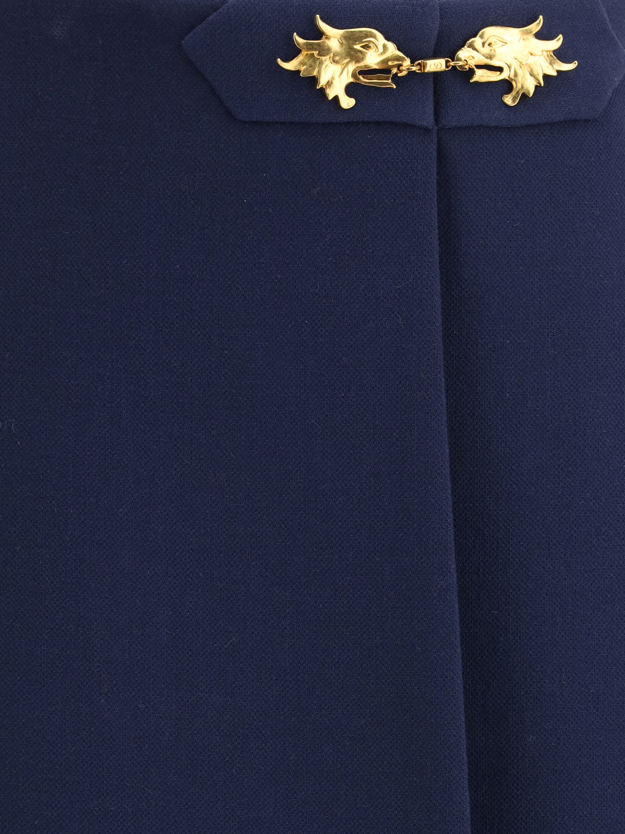 Midi Skirt with Pleat