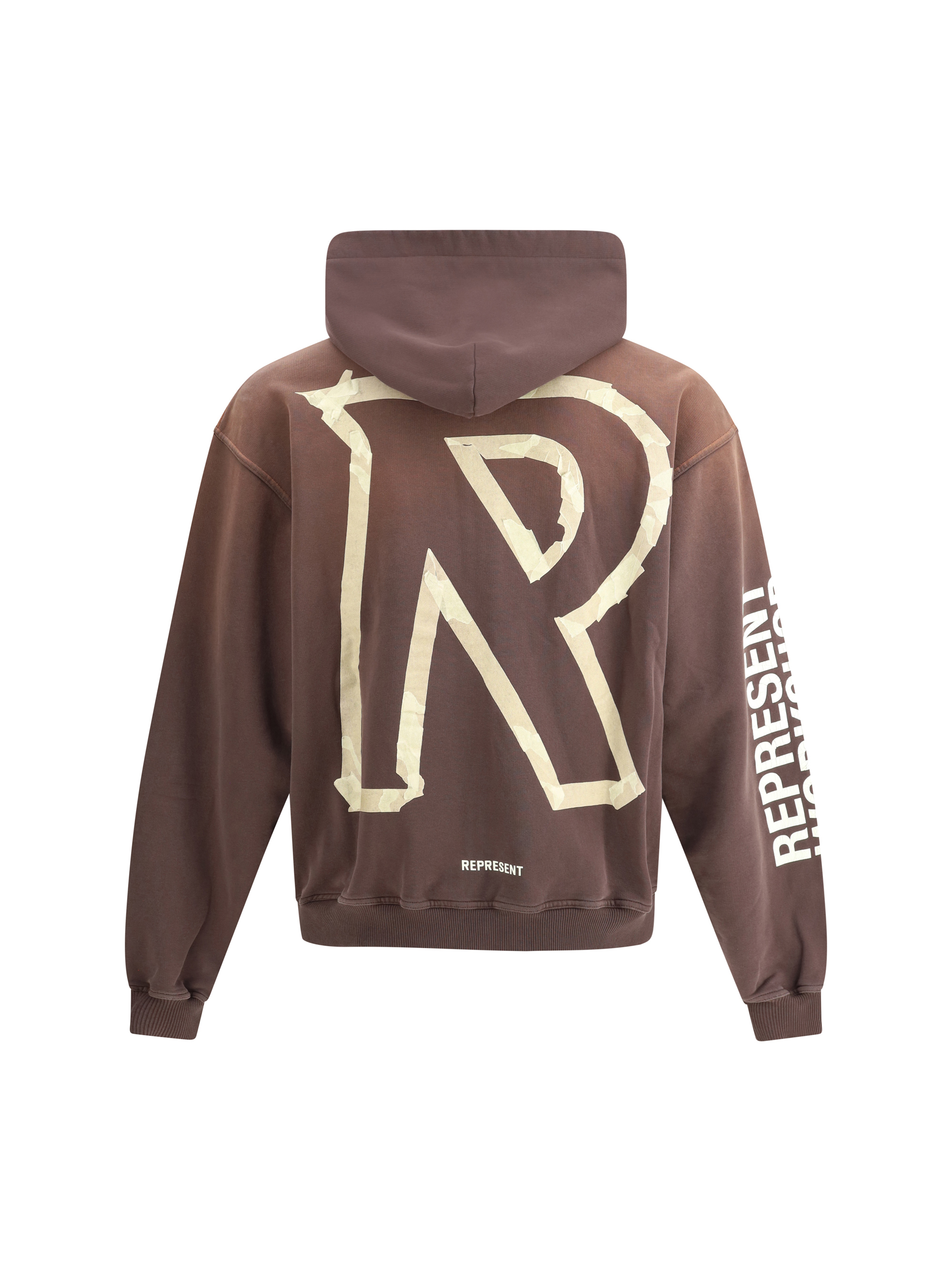 Logo Hoodie with tape effect