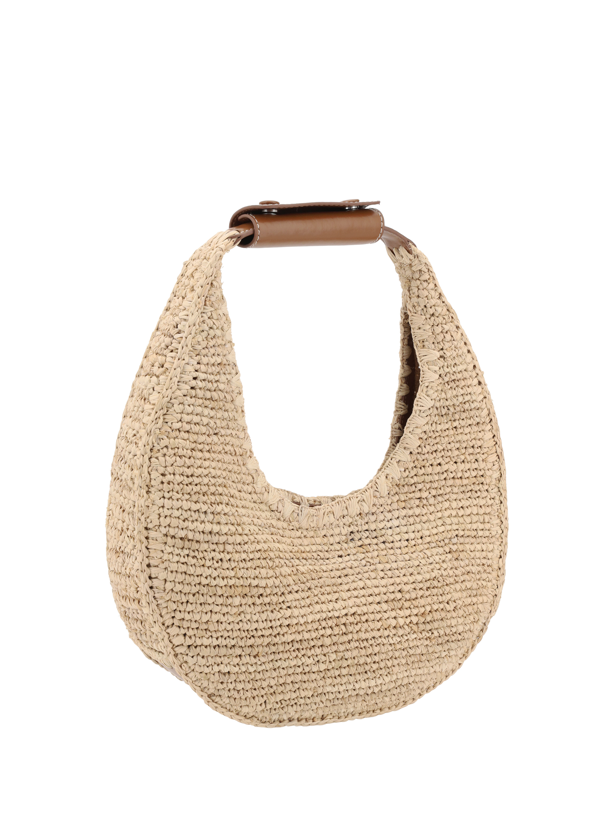Borsa hobo in rafia