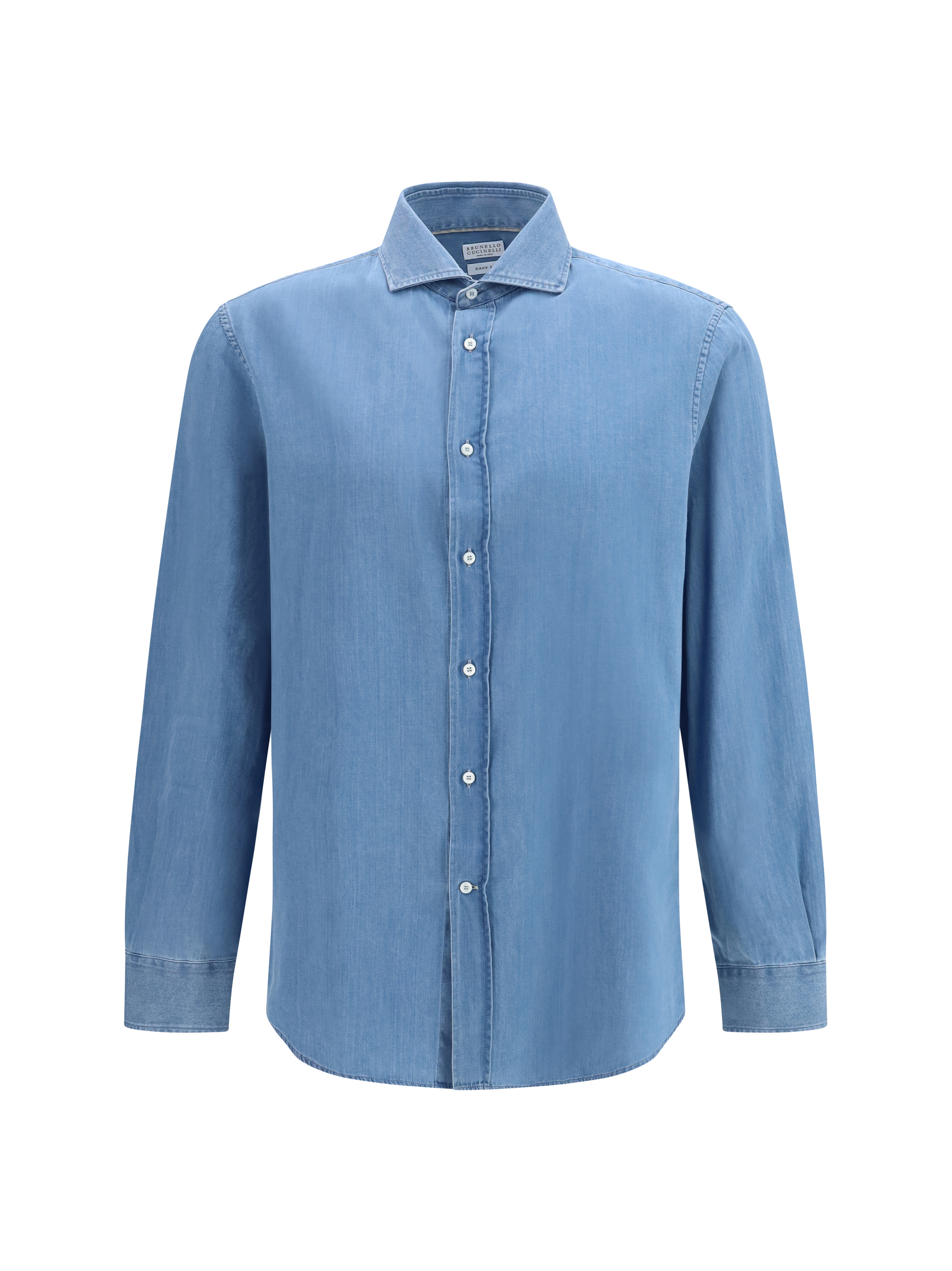 BRUNELLO CUCINELLI 코튼 데님 셔츠
