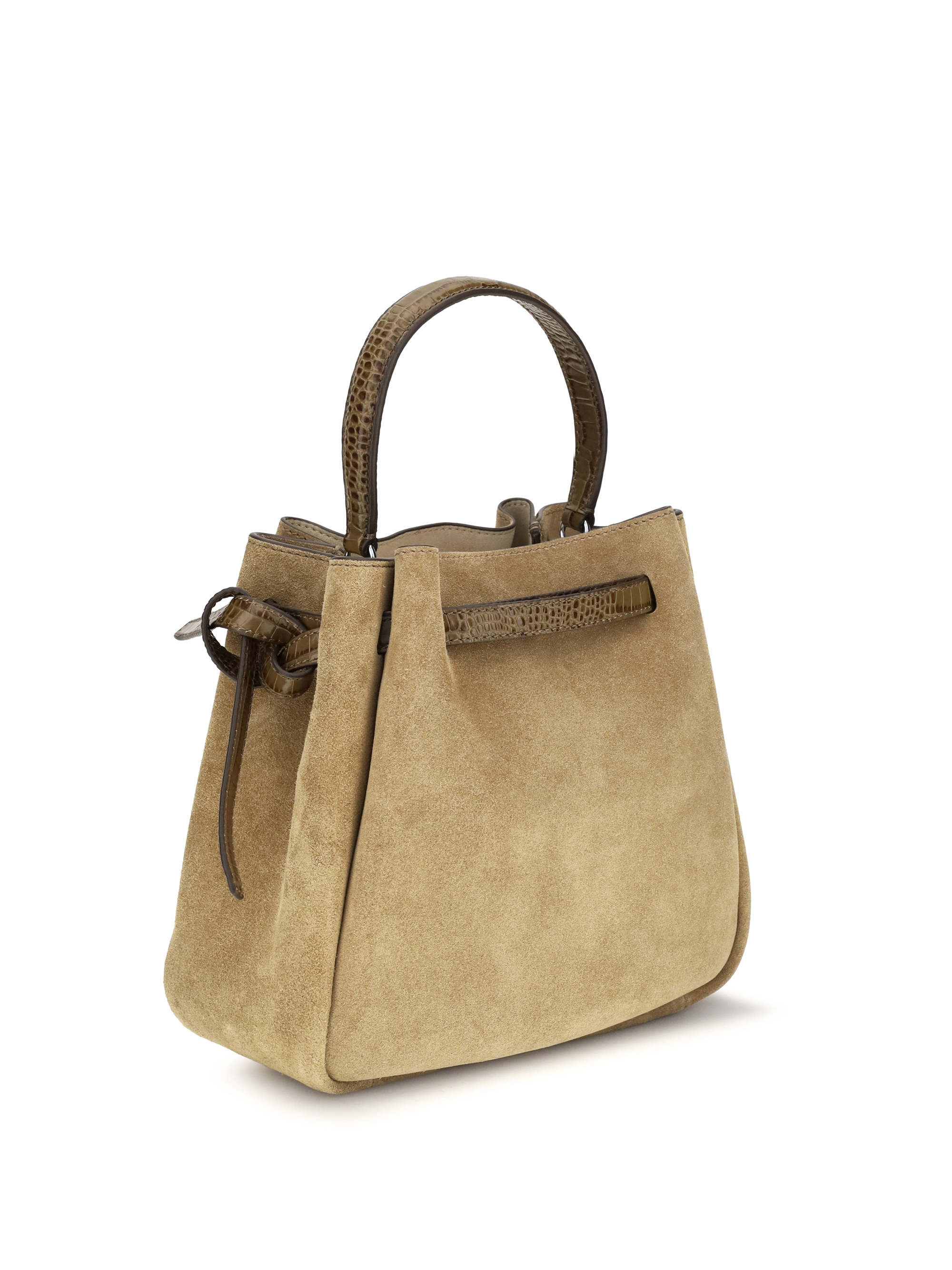 TORY BURCH 로미 스웨이드 버킷백