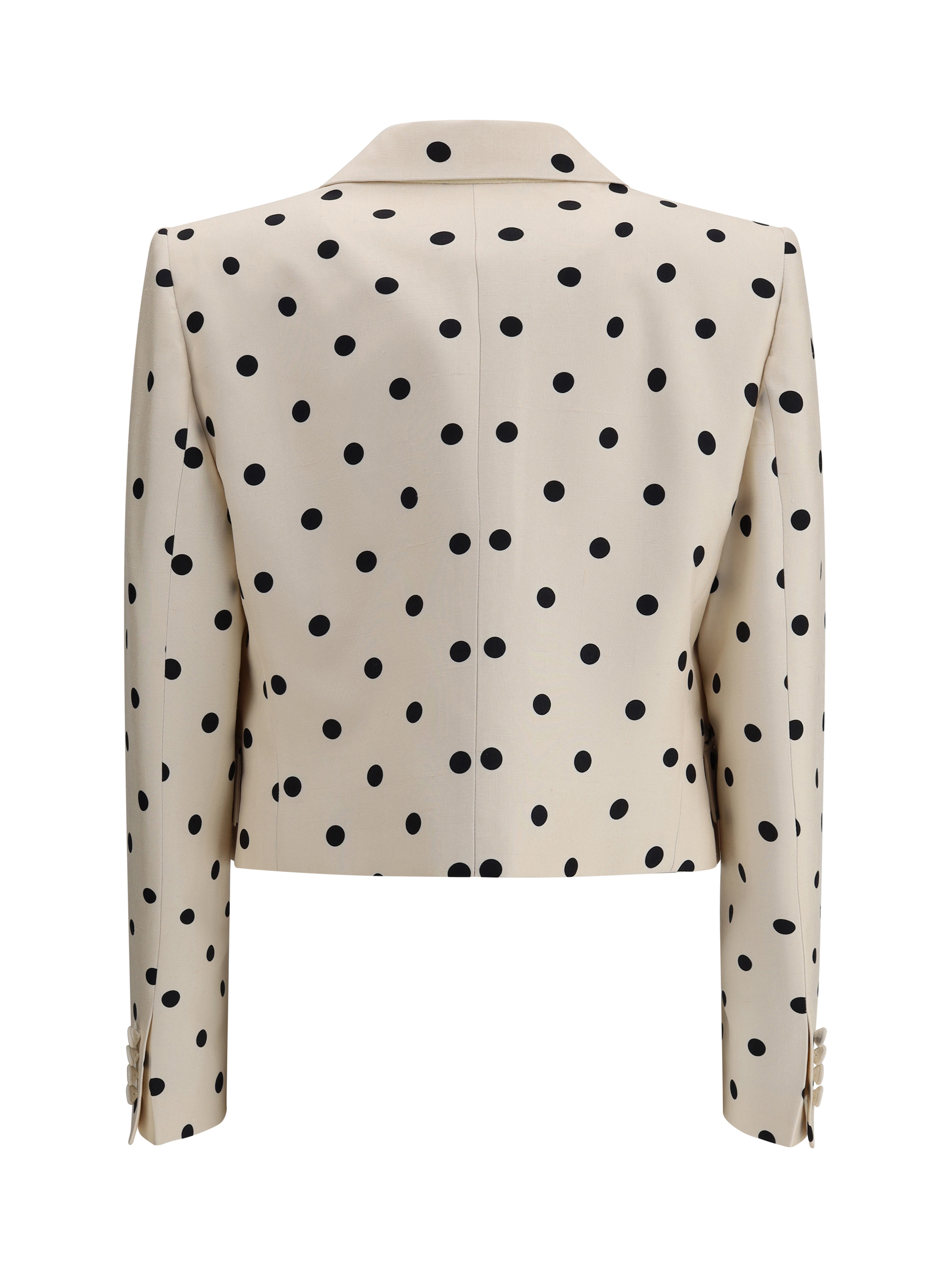 Polka dot shantung Blazer