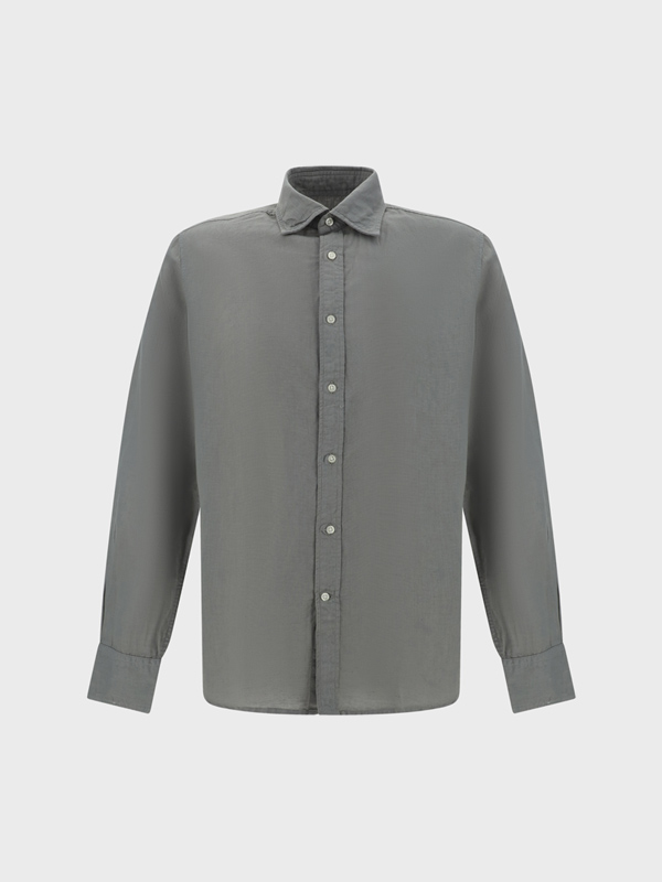 Camicia in lino e cotone