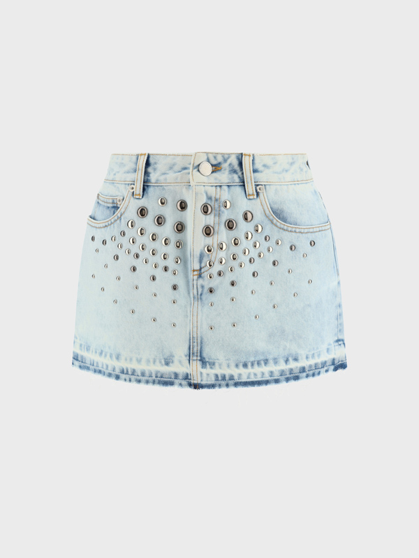 Denim Mini Skirt