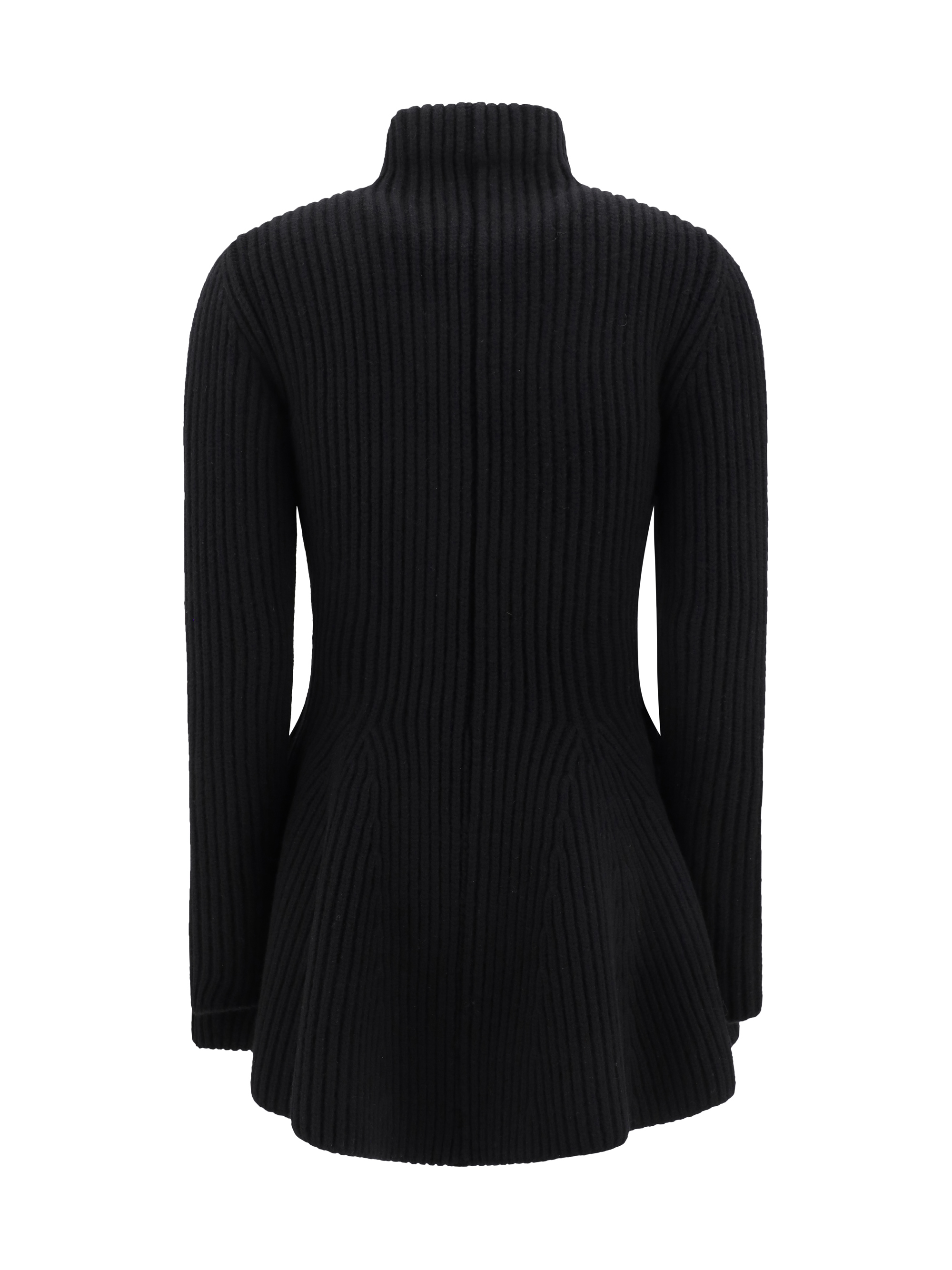 Cardigan Peplum con zip 
