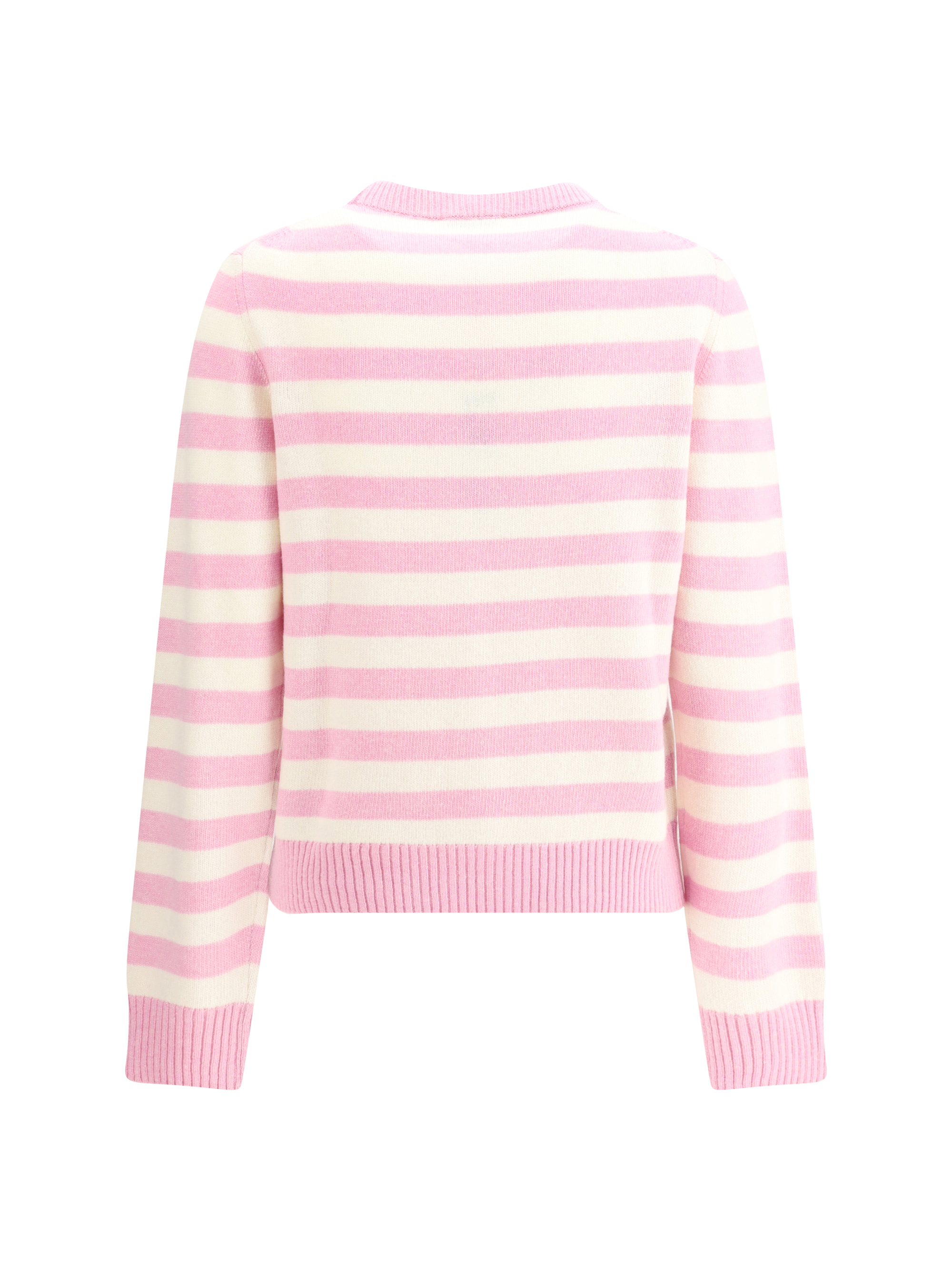 Maglione a righe con coniglio