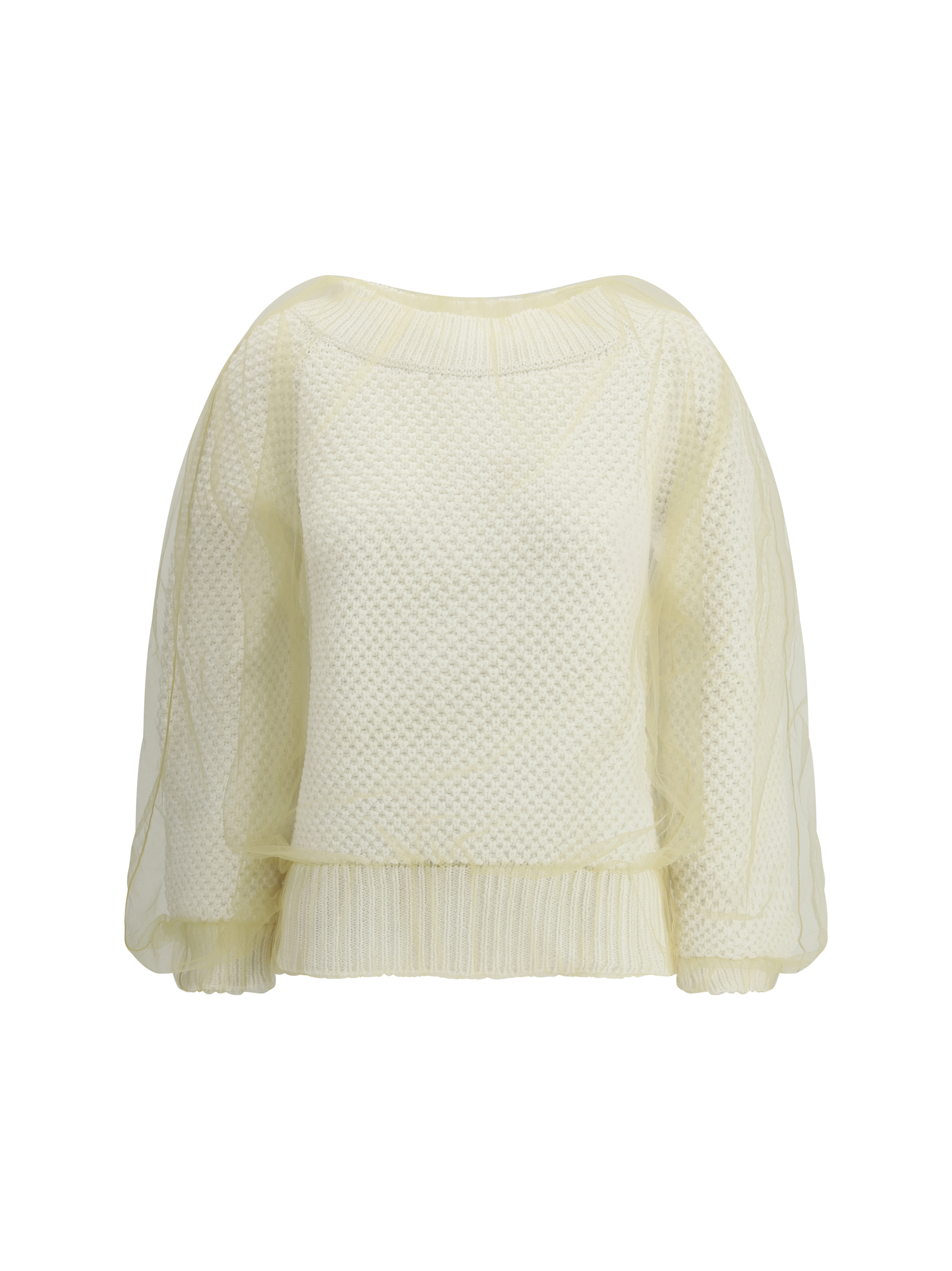 Maglione con tulle