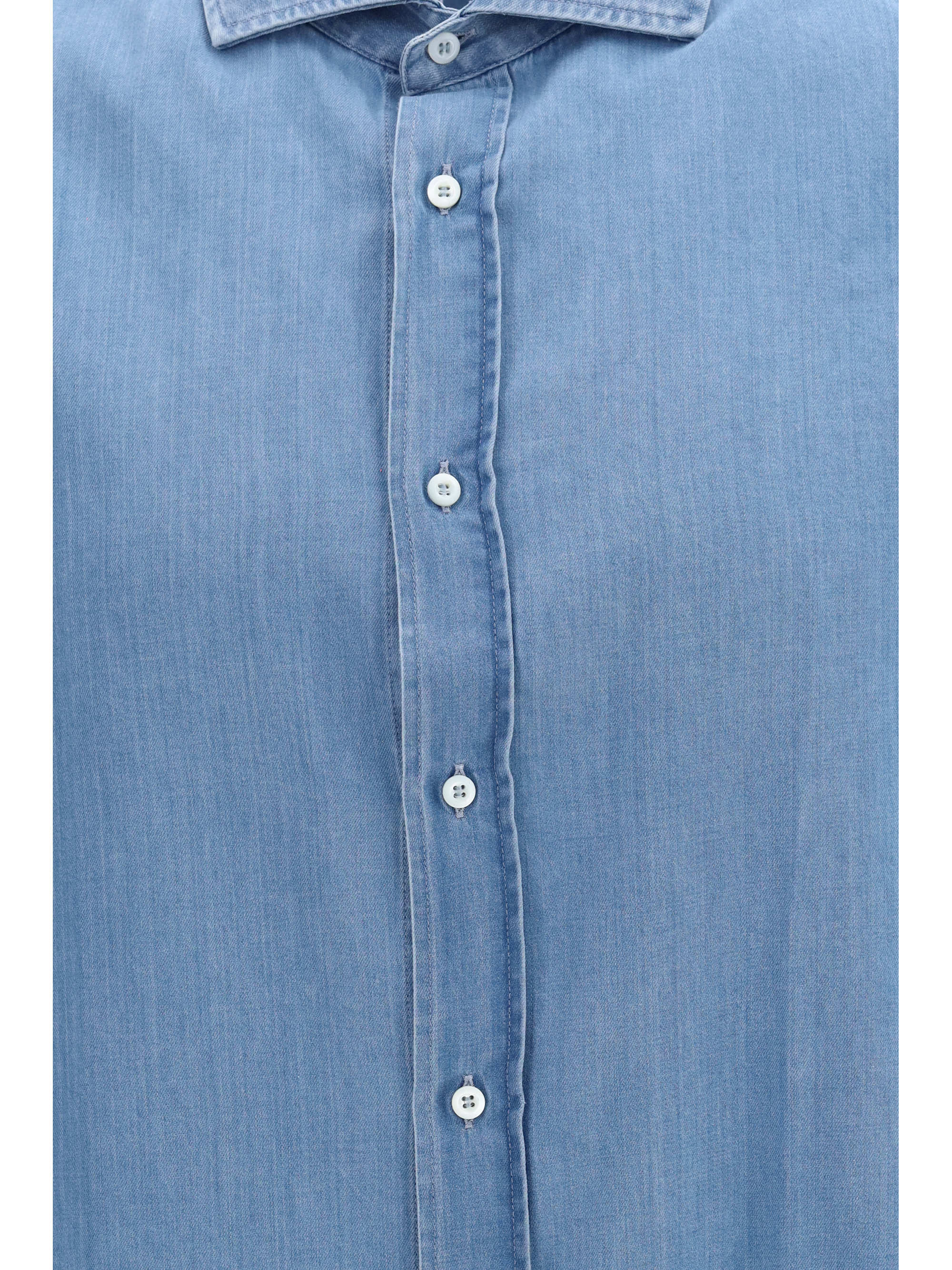 BRUNELLO CUCINELLI 코튼 데님 셔츠