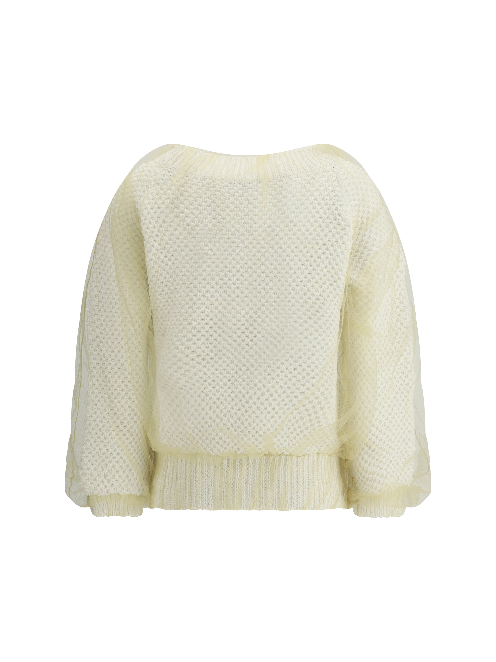 Maglione con tulle