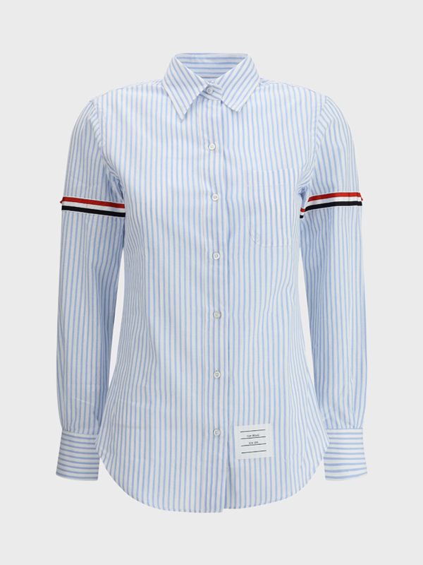 Camicia a righe con bande...