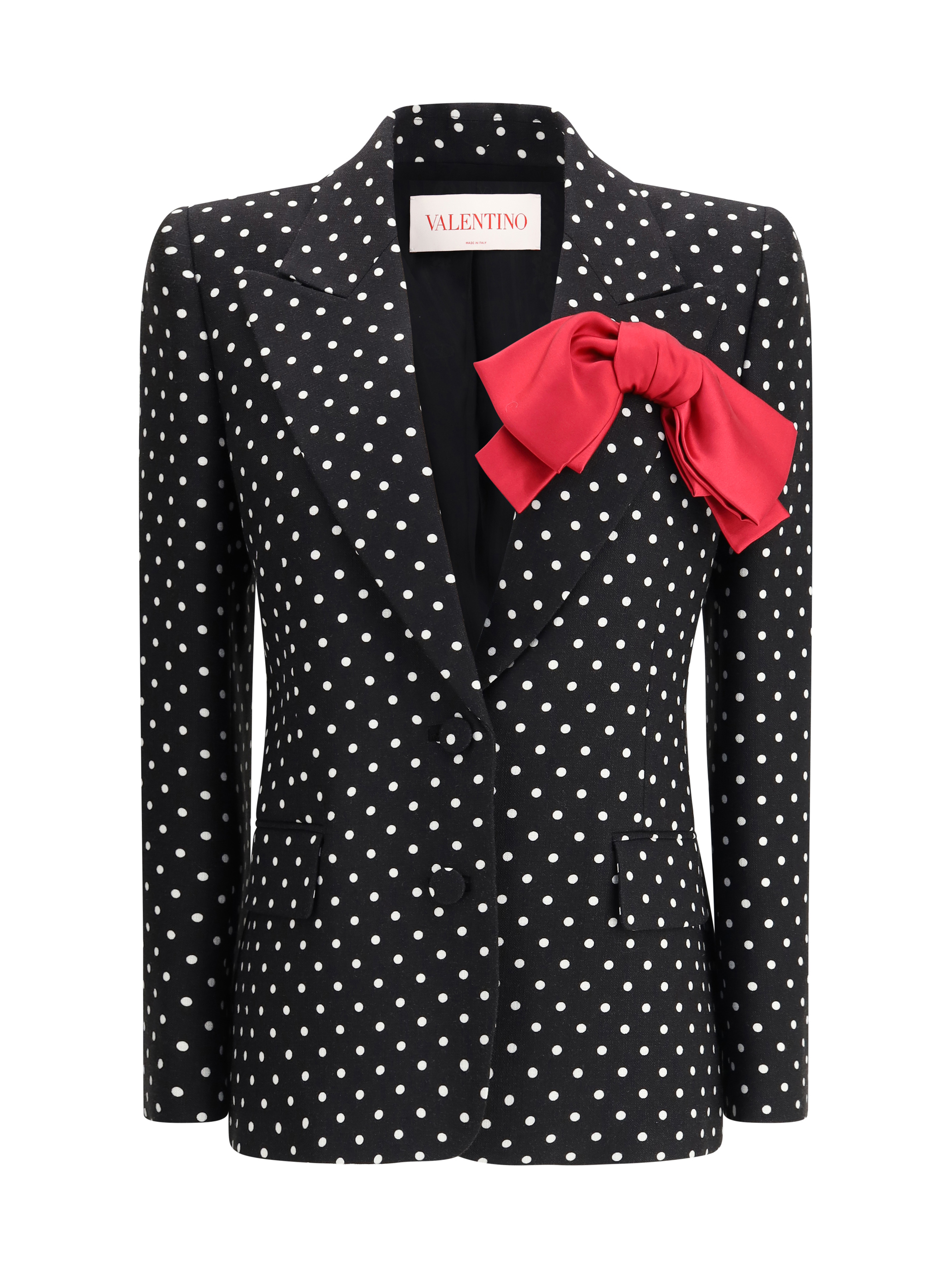 Polka dot single-breasted Blazer 