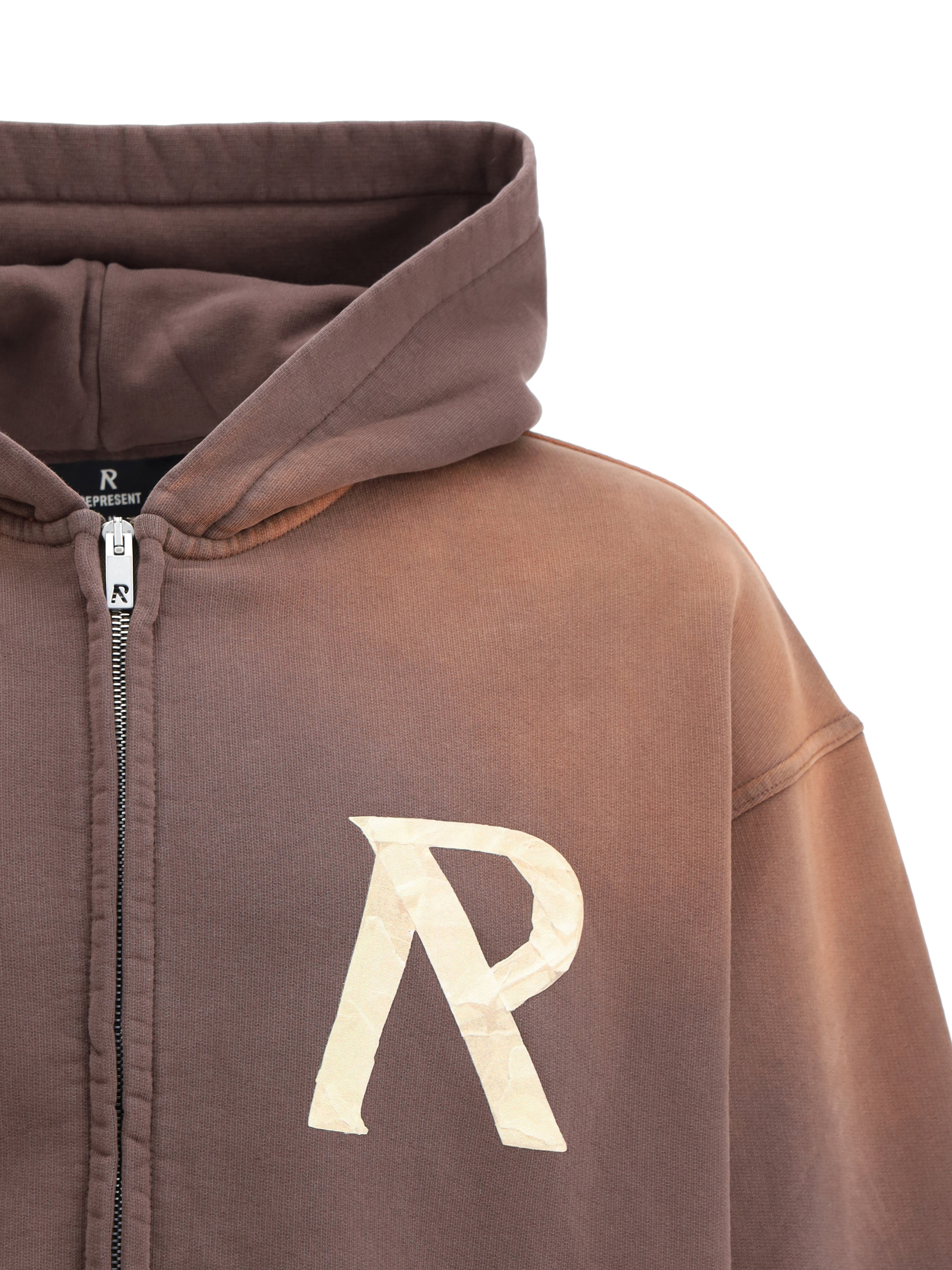Logo Hoodie with tape effect