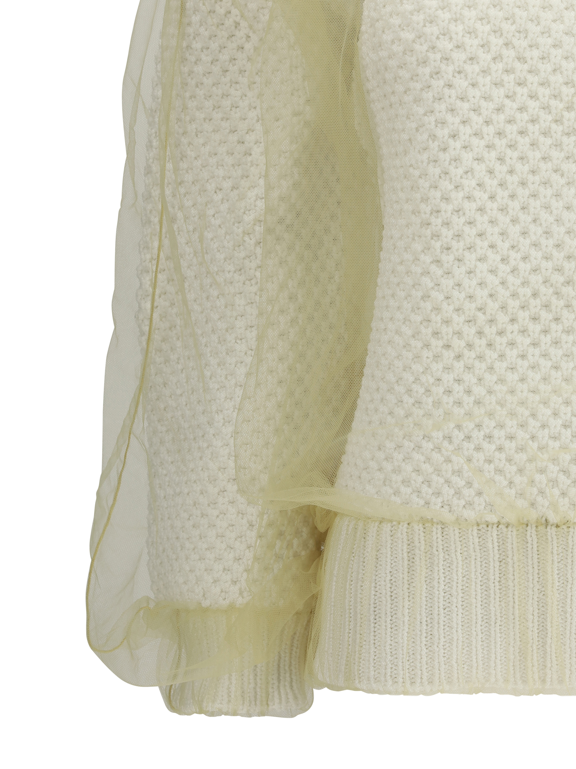 Maglione con tulle