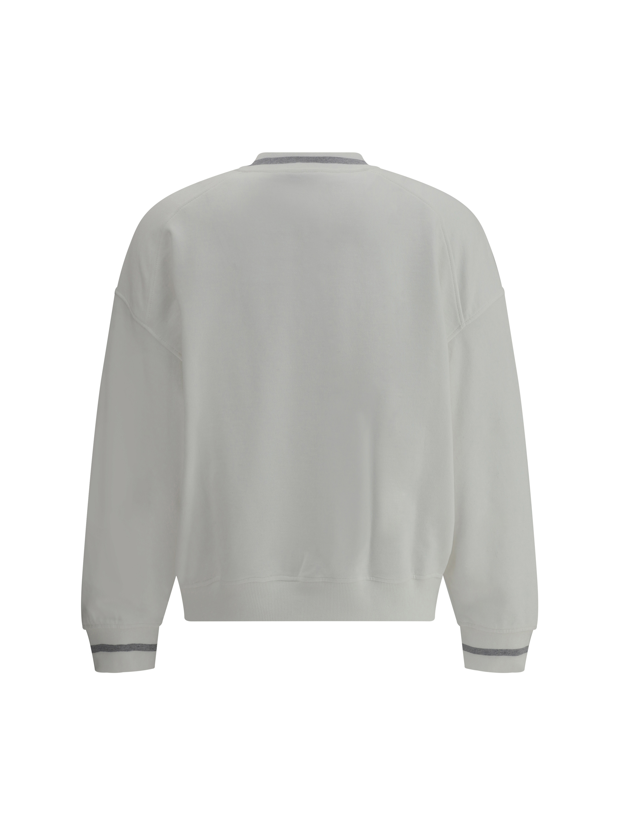 Sweatshirt with logo's patch