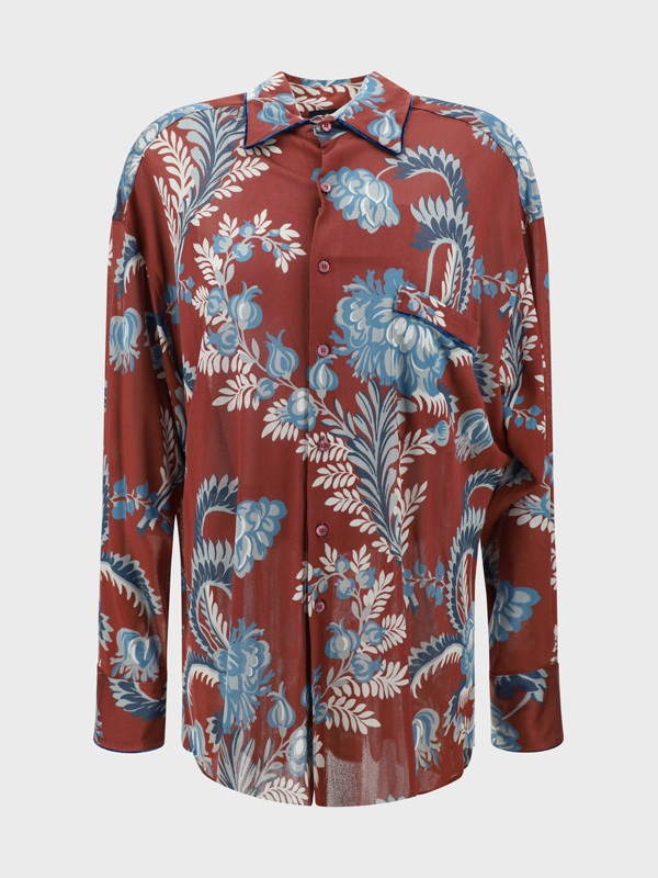 Shirt with floral print