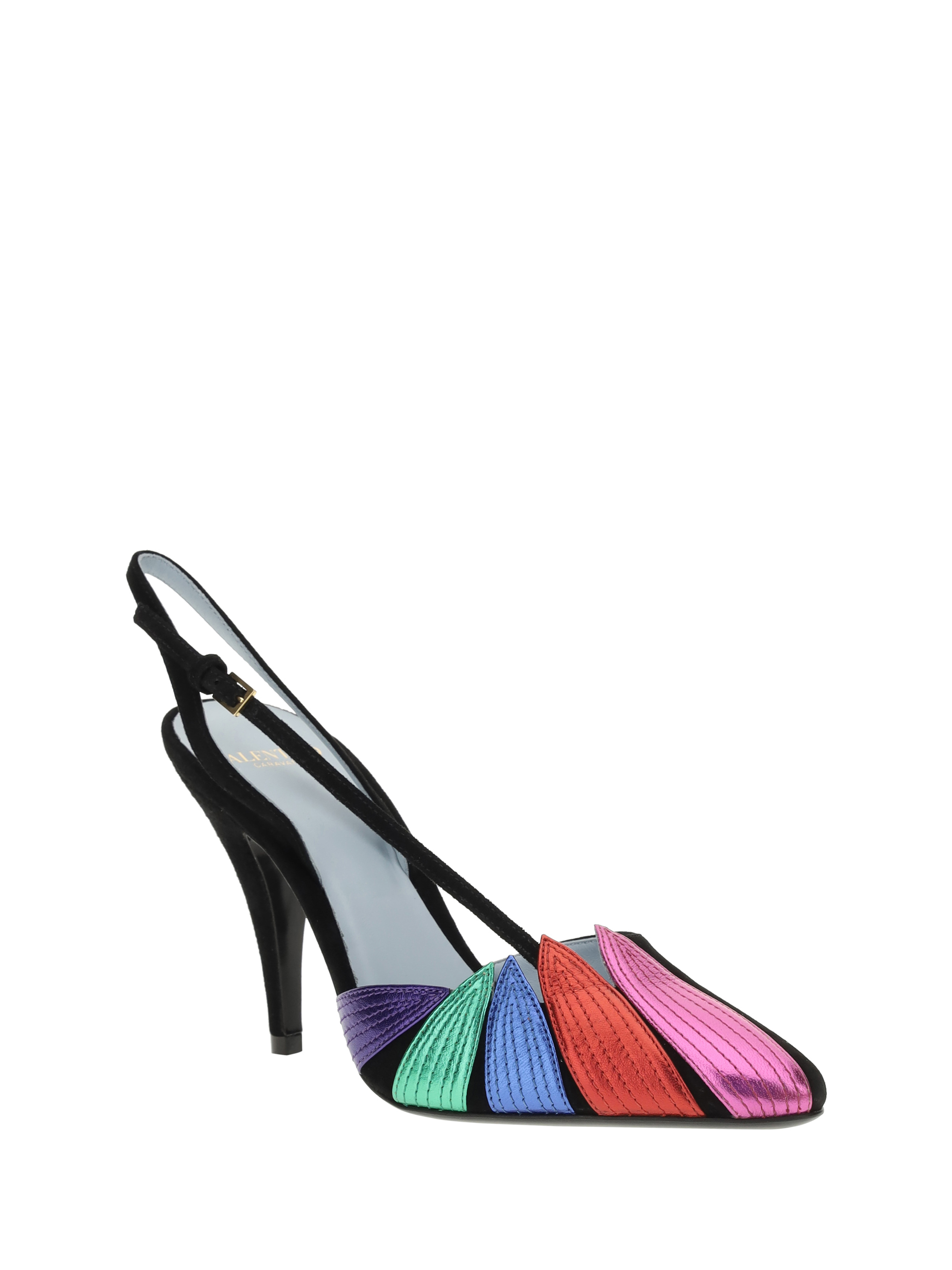 Foliefoliage slingback Pumps