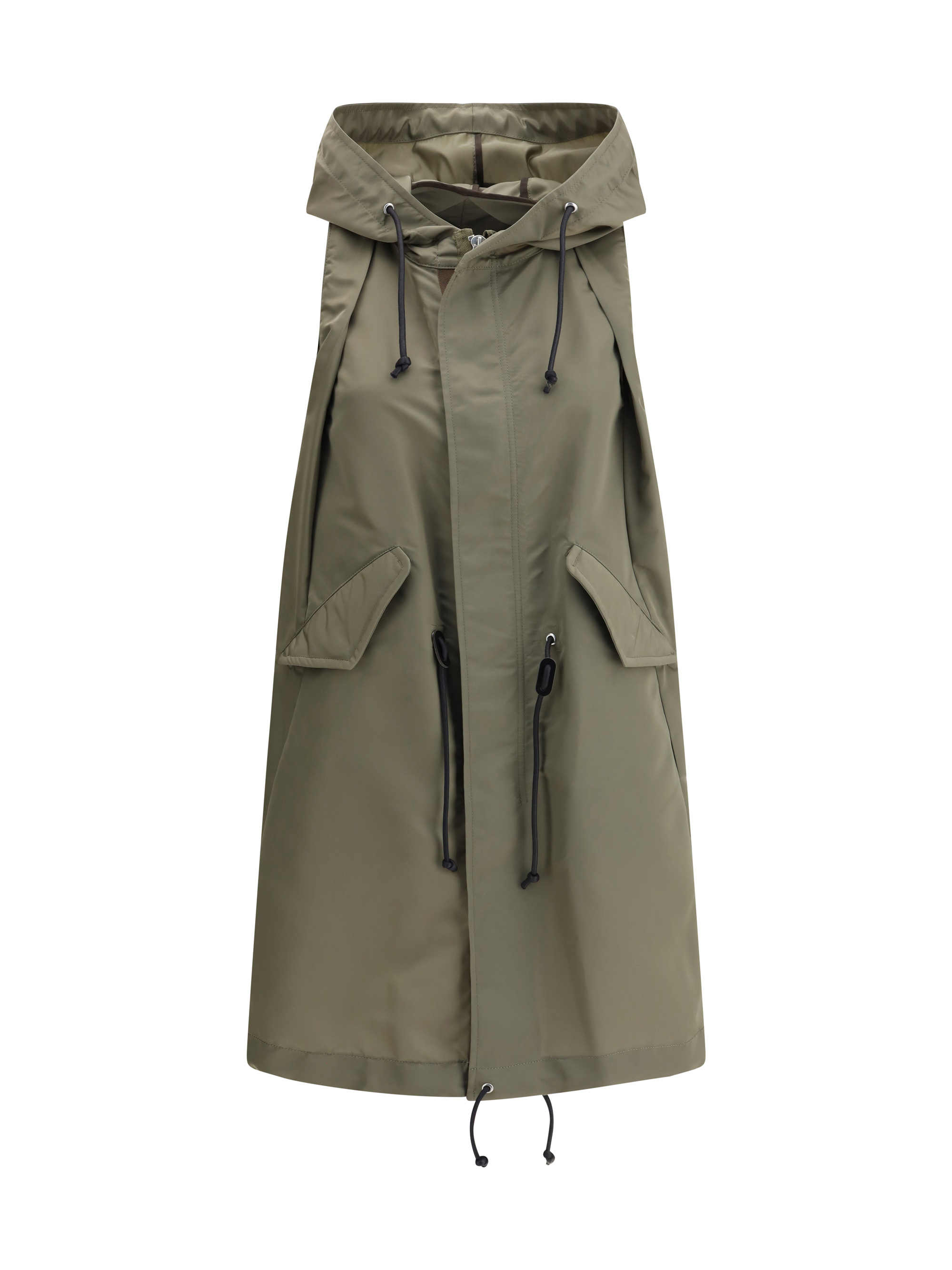 Long Vest with hood