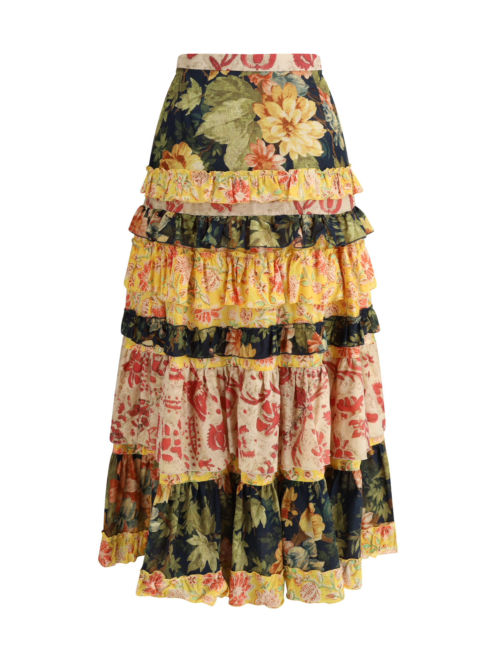 Long flounce Skirt