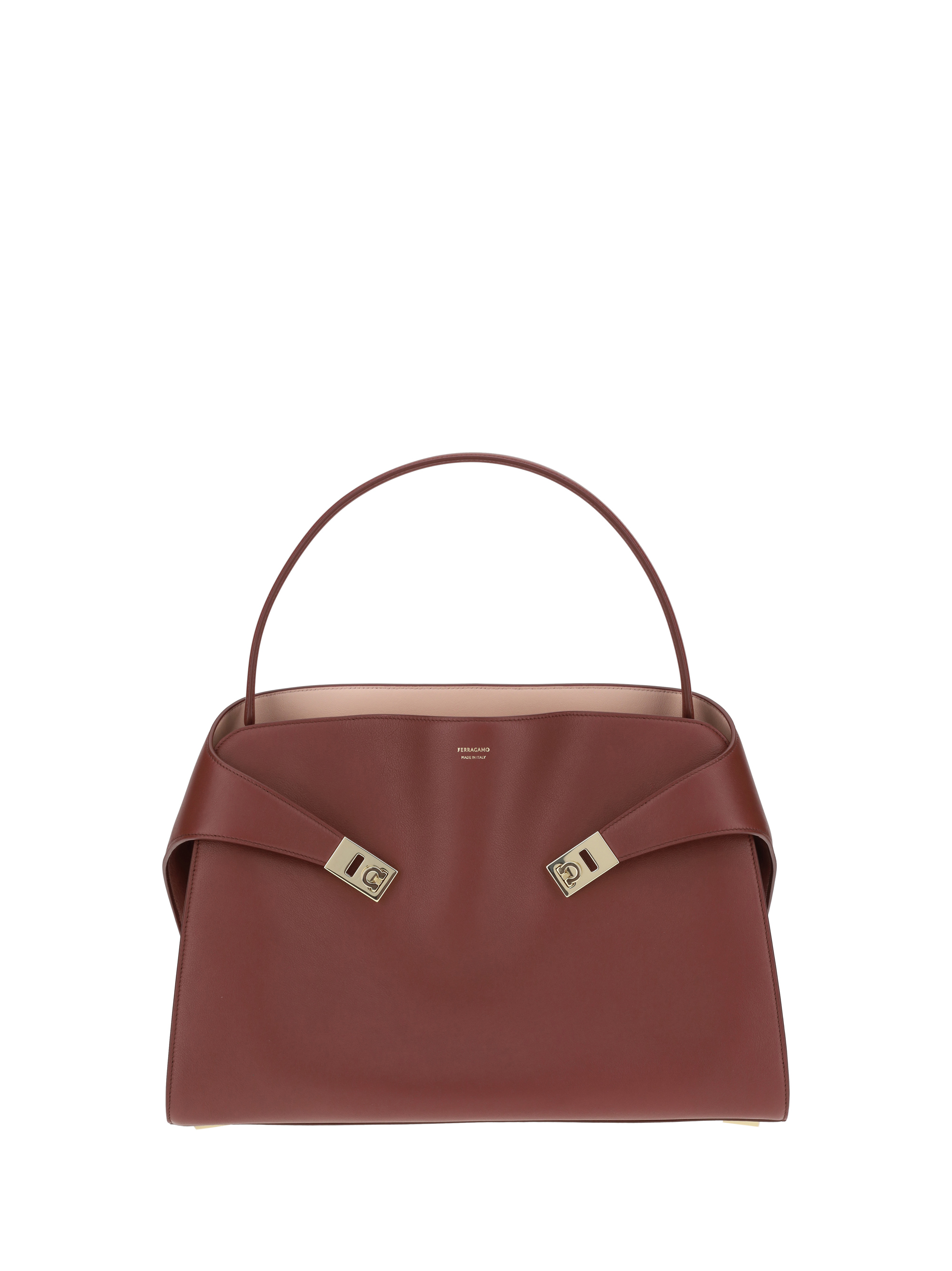 Leather Top Handbag