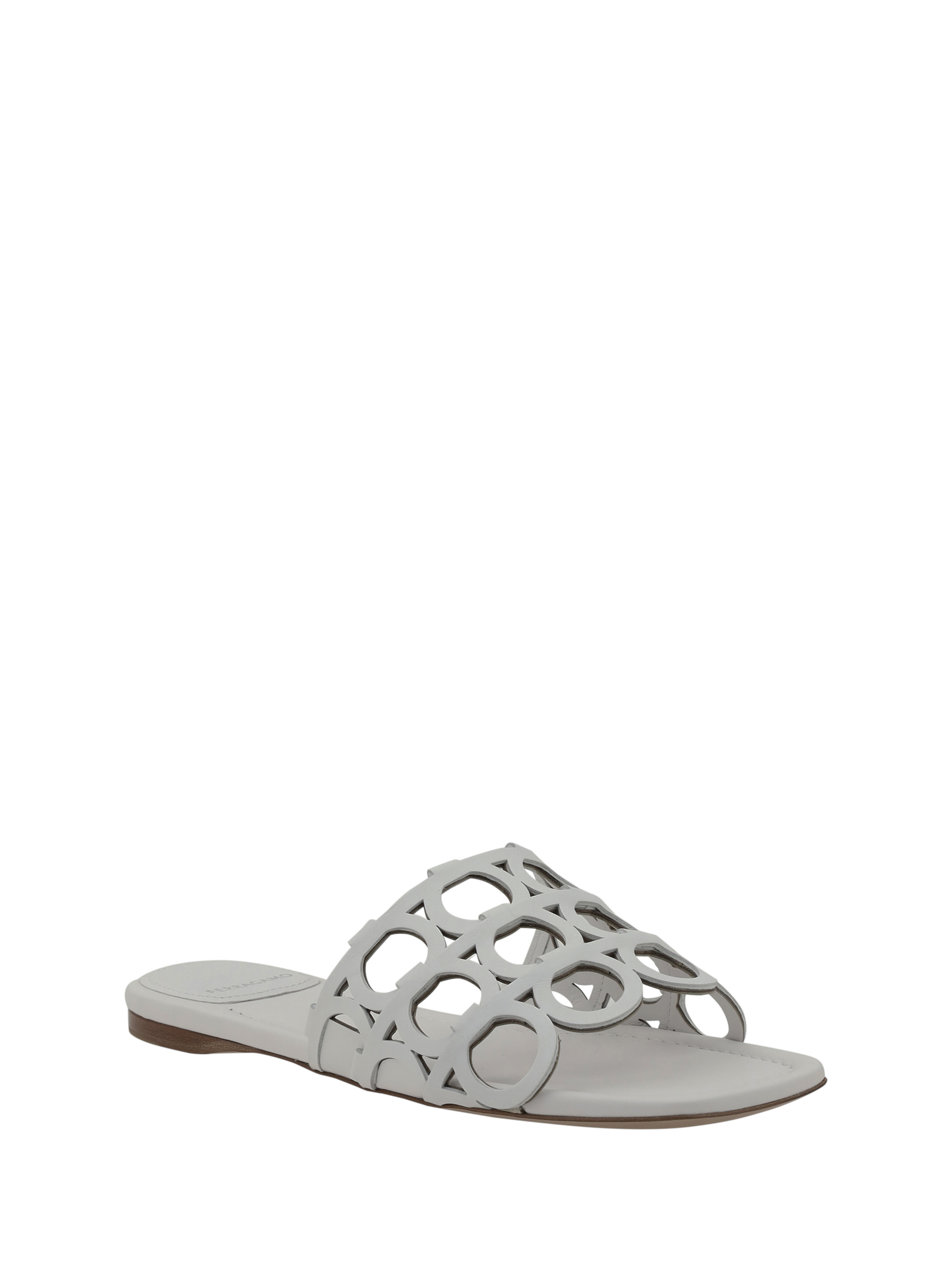 Gancini Pattern Sandals