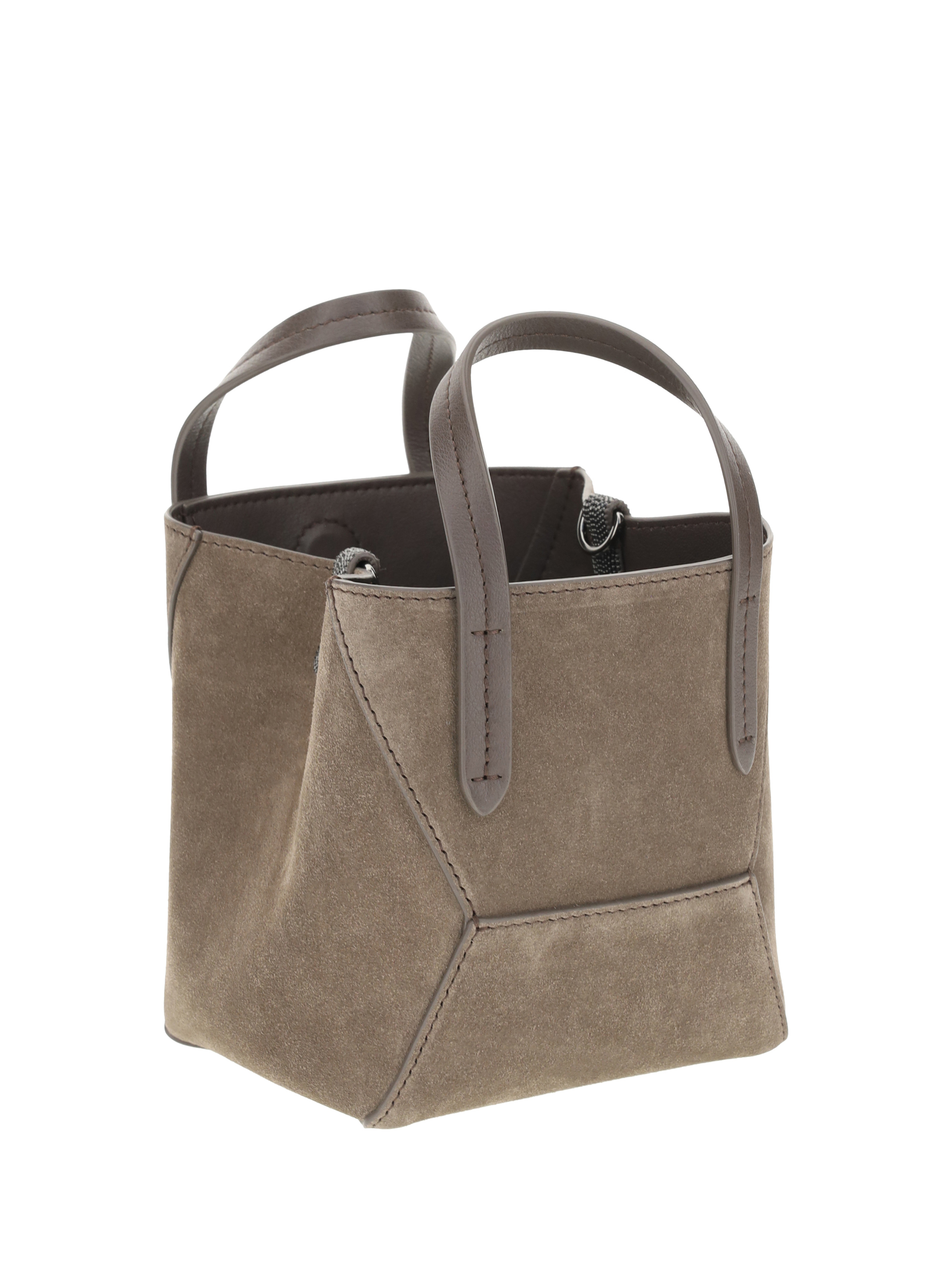 Borsa a Tracolla in pelle scamosciata