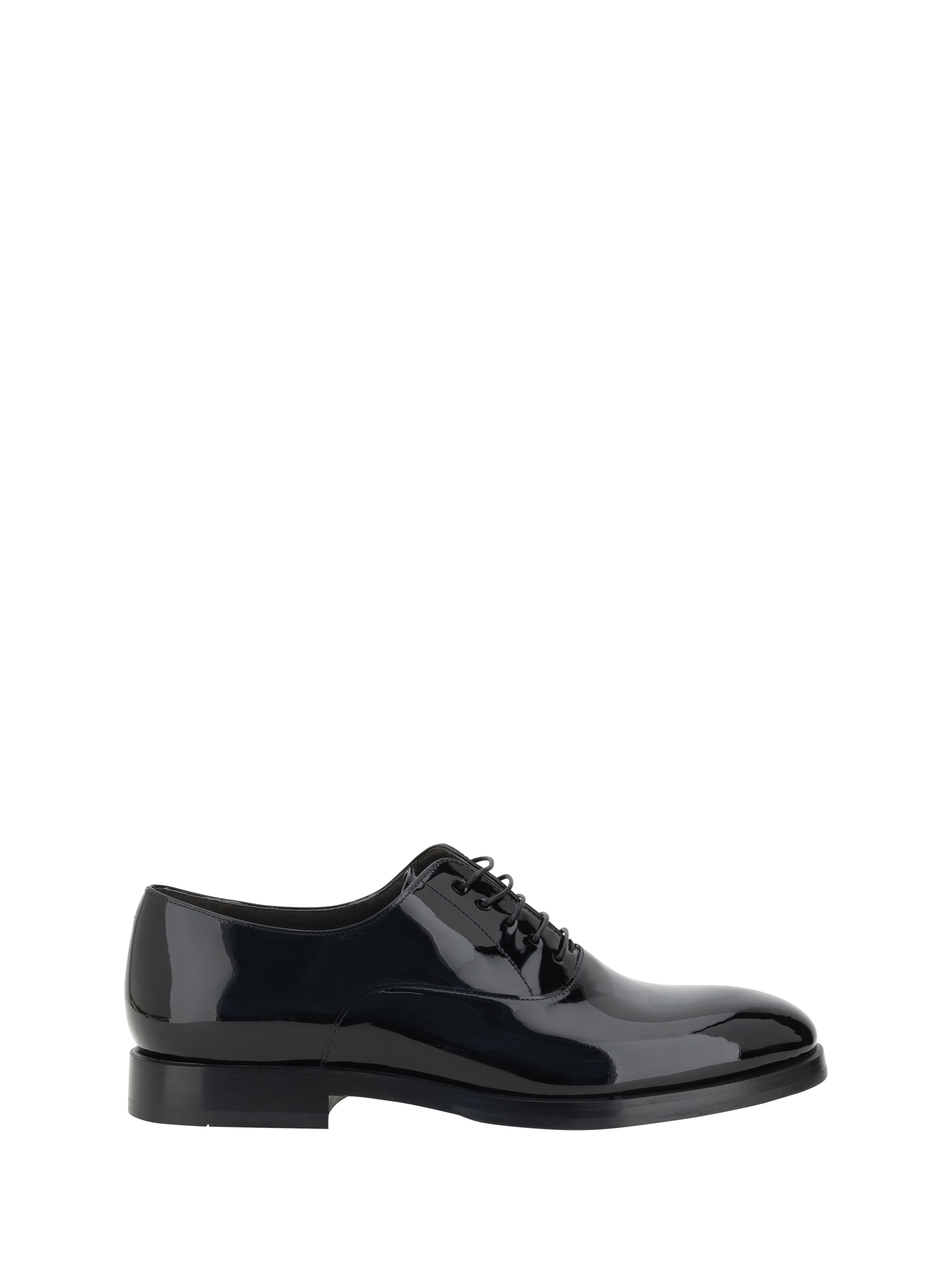 Scarpe stringate in pelle verniciata