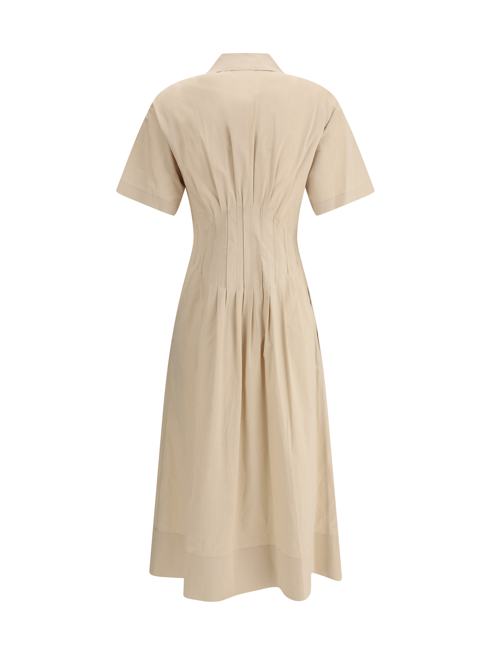 Abito midi con zip
