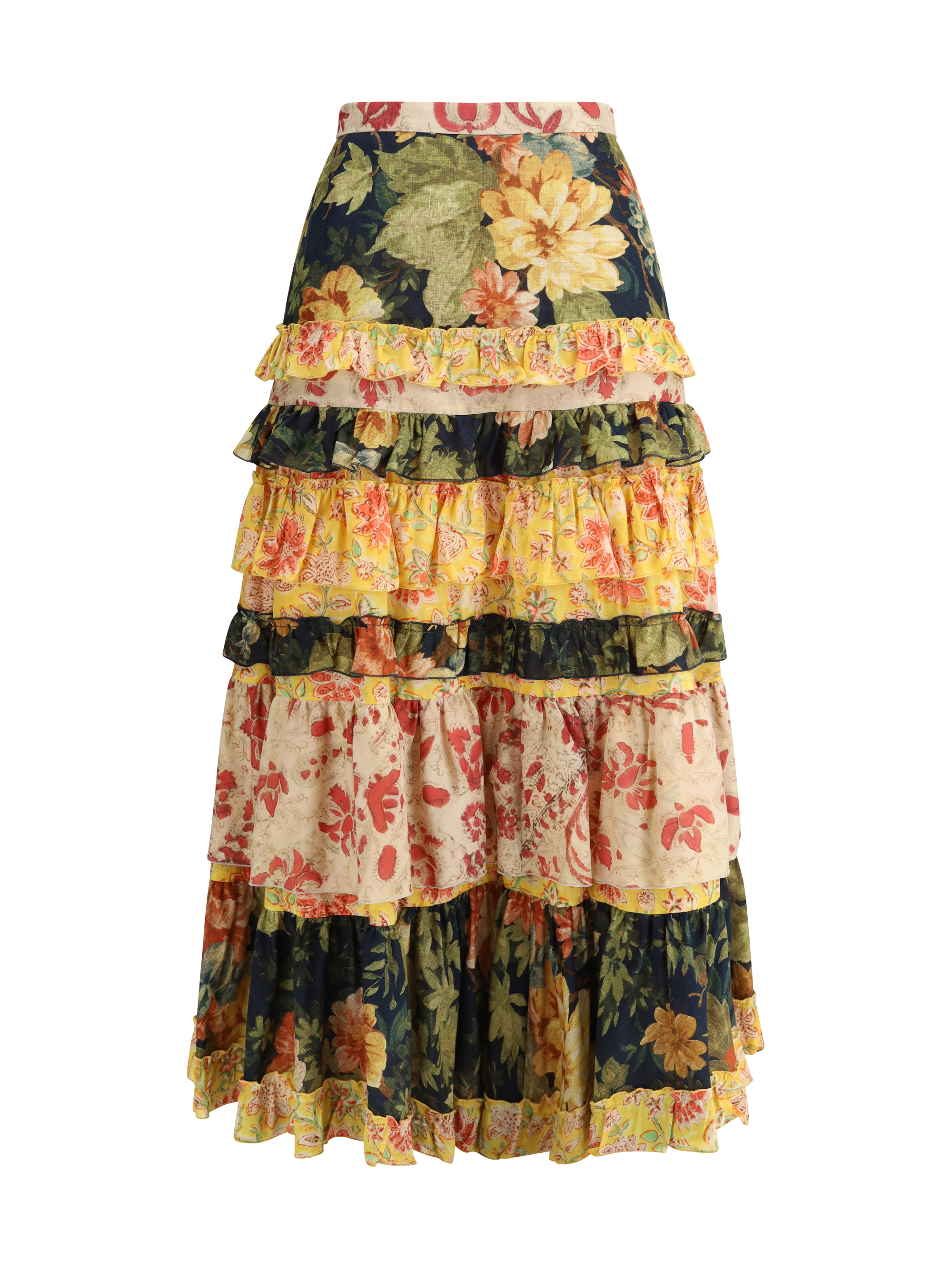 Long flounce Skirt