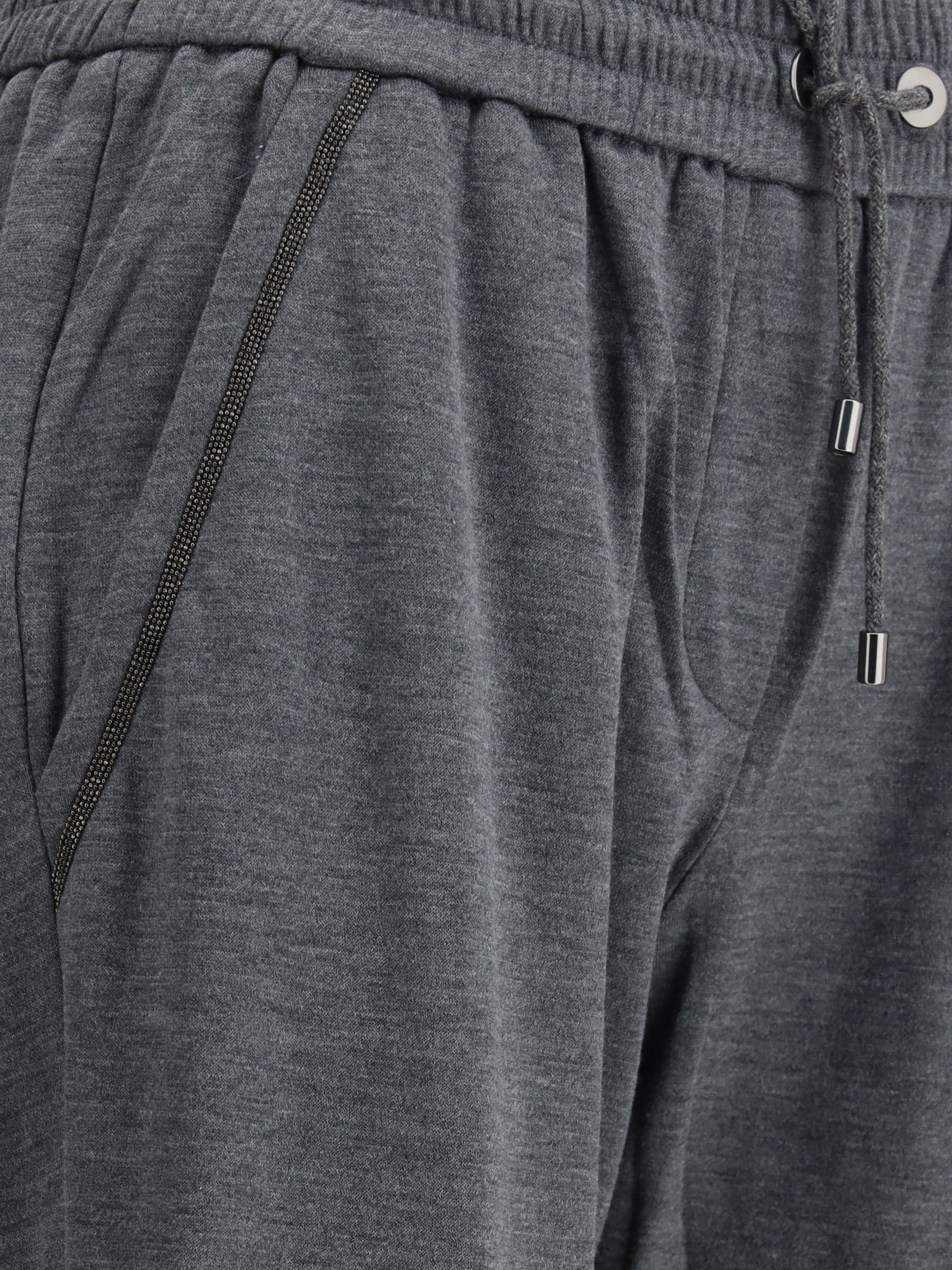 Pantaloni con monili