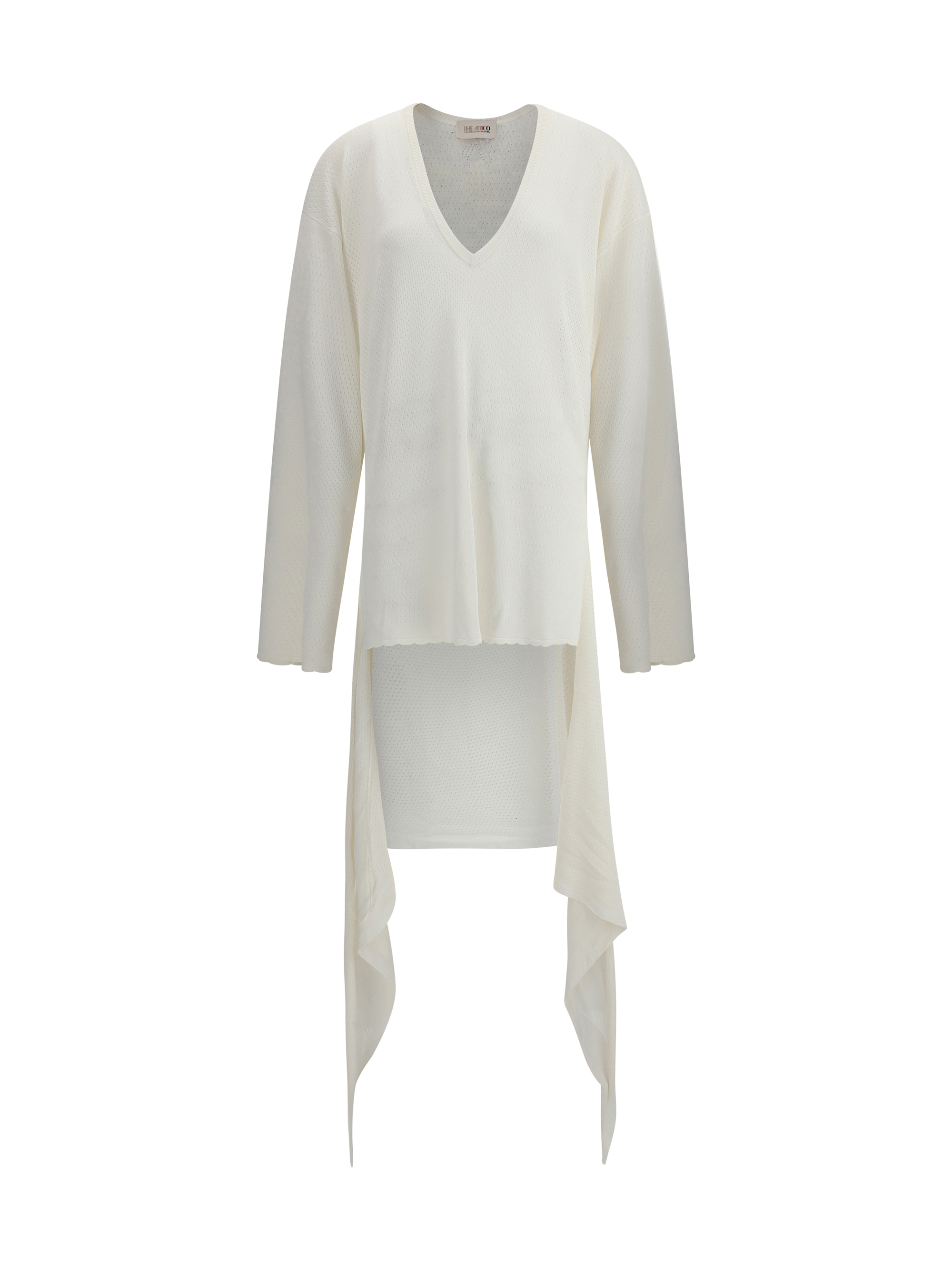 Attico Asymmetric Mini Dress