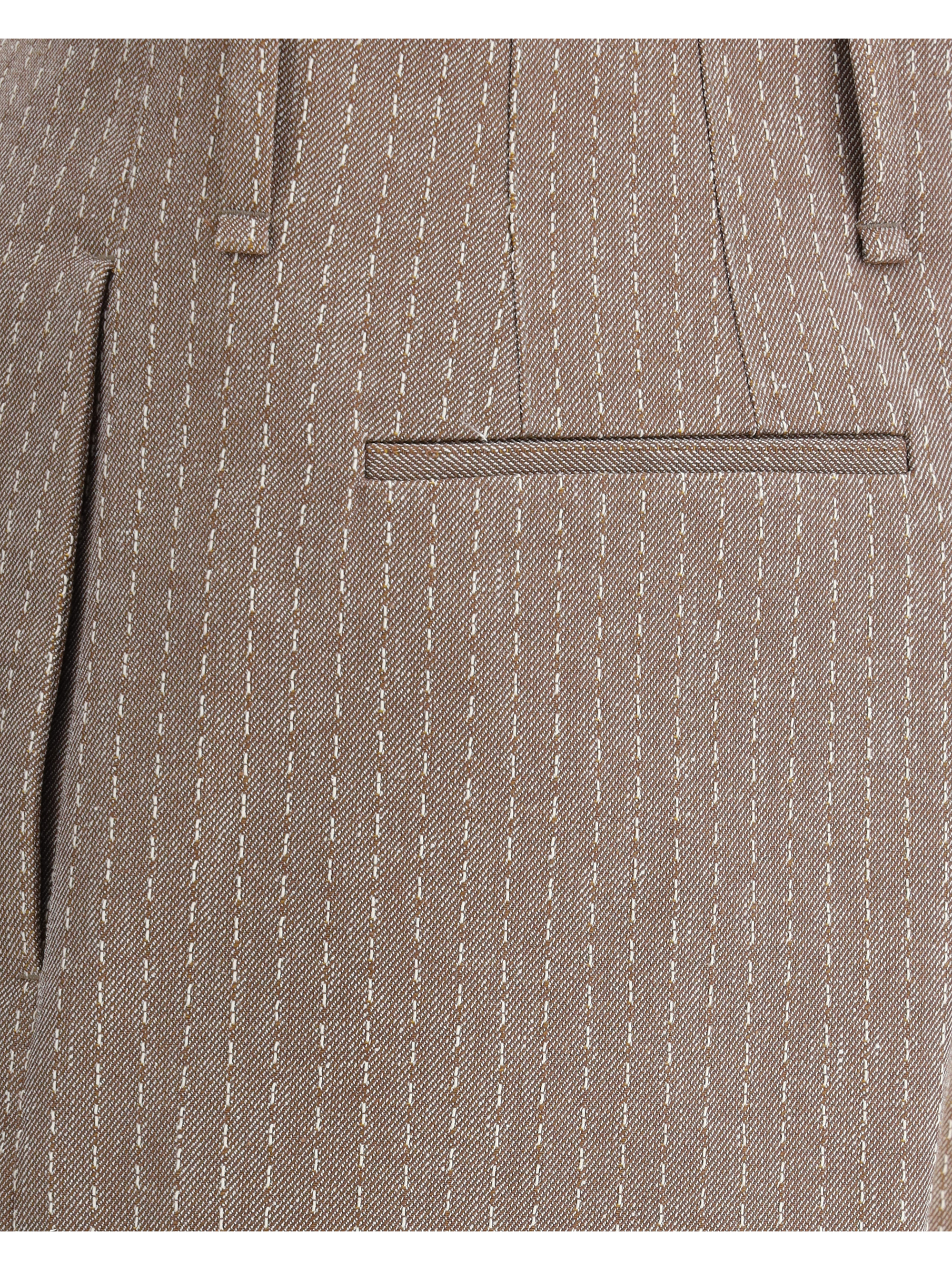 Pinstriped Shorts