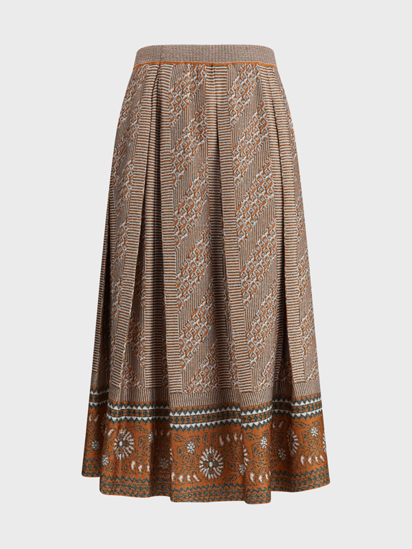 Knit lurex midi Skirt
