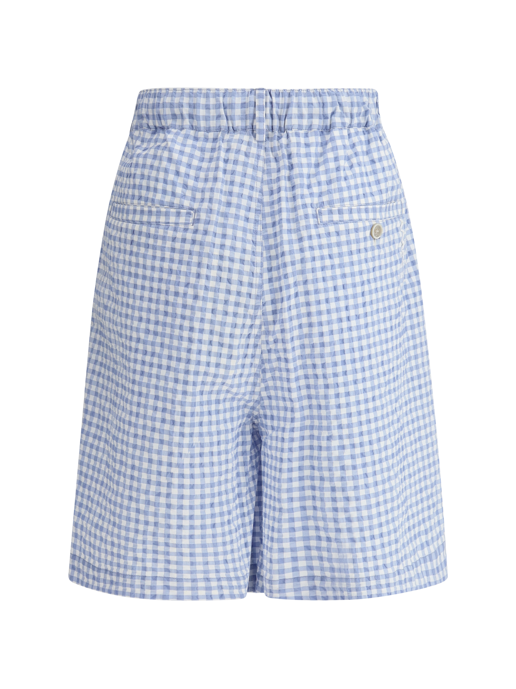 knee-length Vichy Shorts