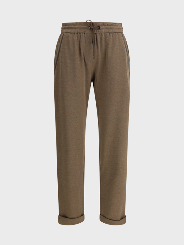 Pantaloni con monili