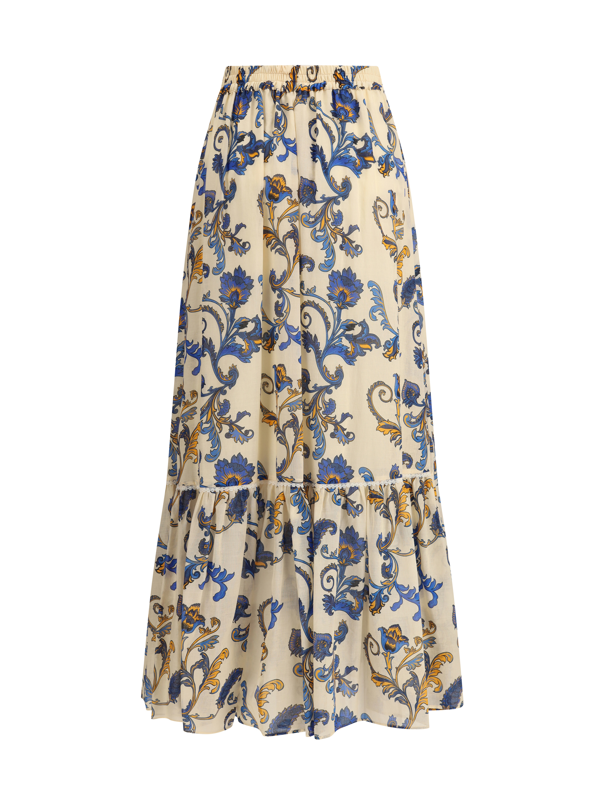 Paisley printed Long Skirt