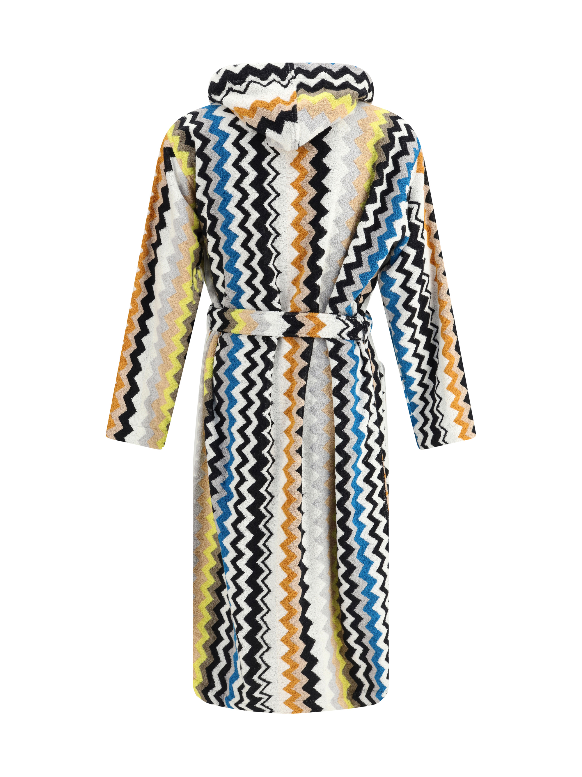 Zigzag printed Bathrobe