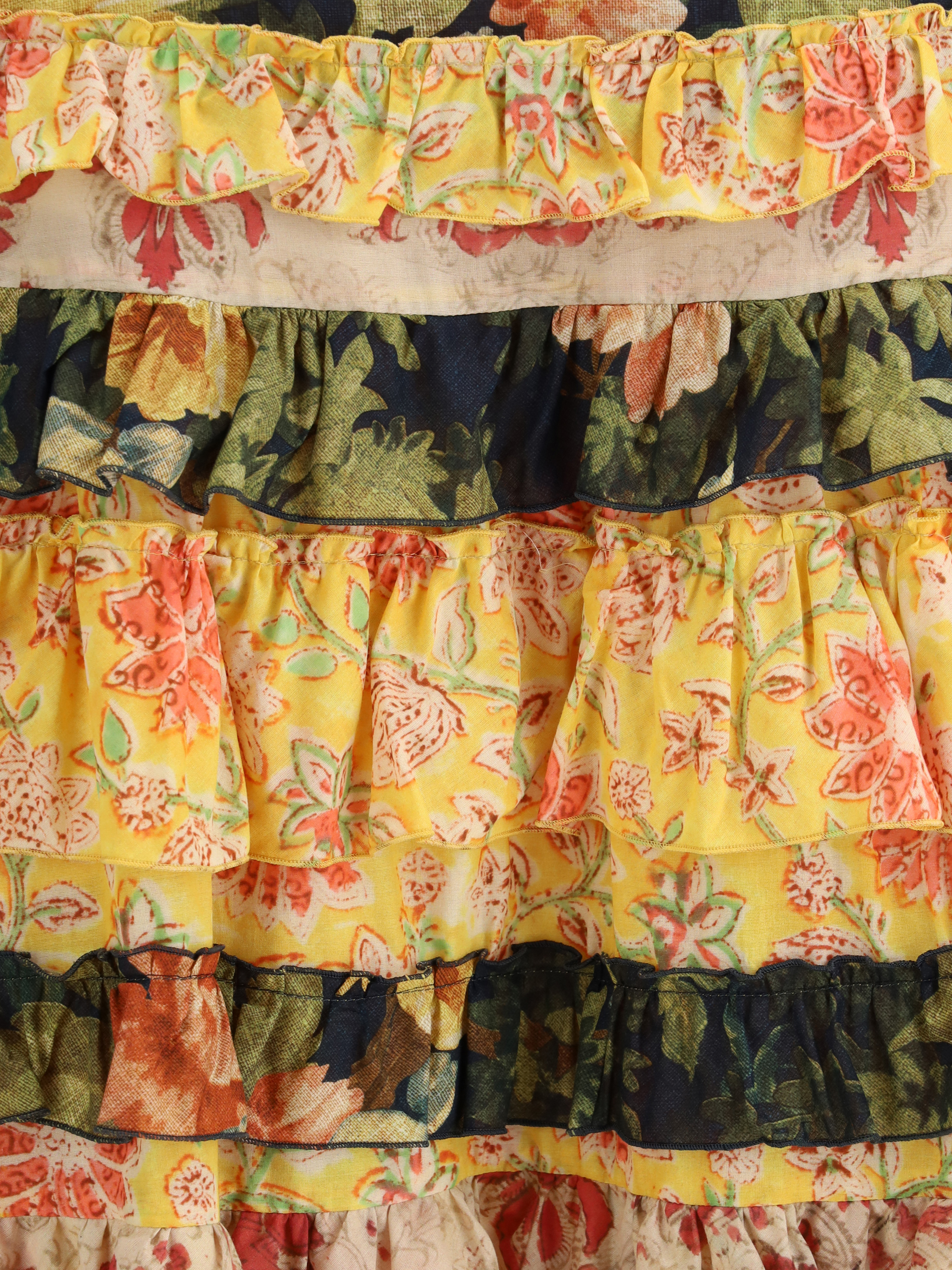 Long flounce Skirt
