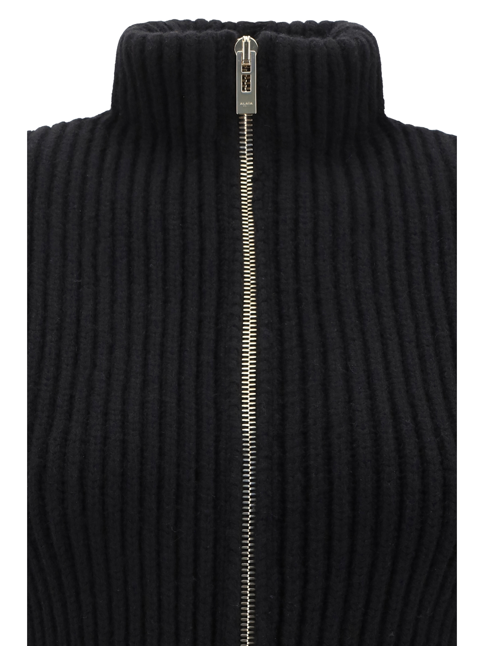 Cardigan Peplum con zip 
