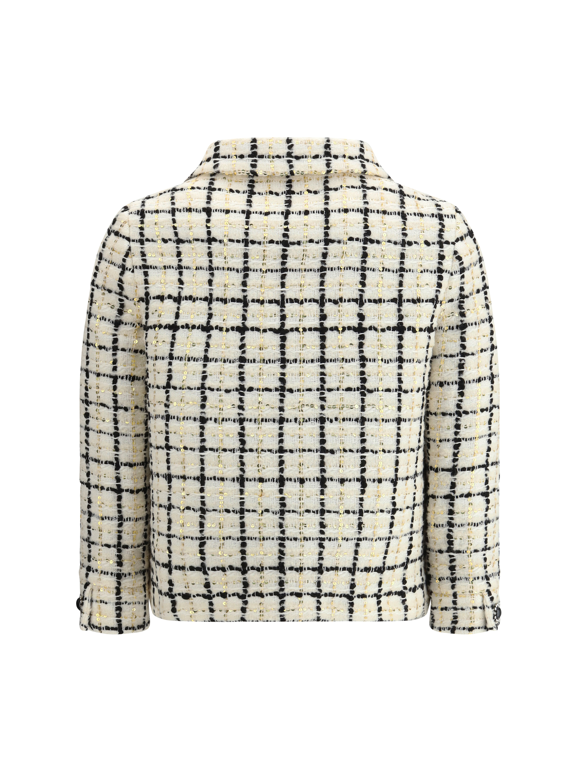 Giacca in tweed con paillettes