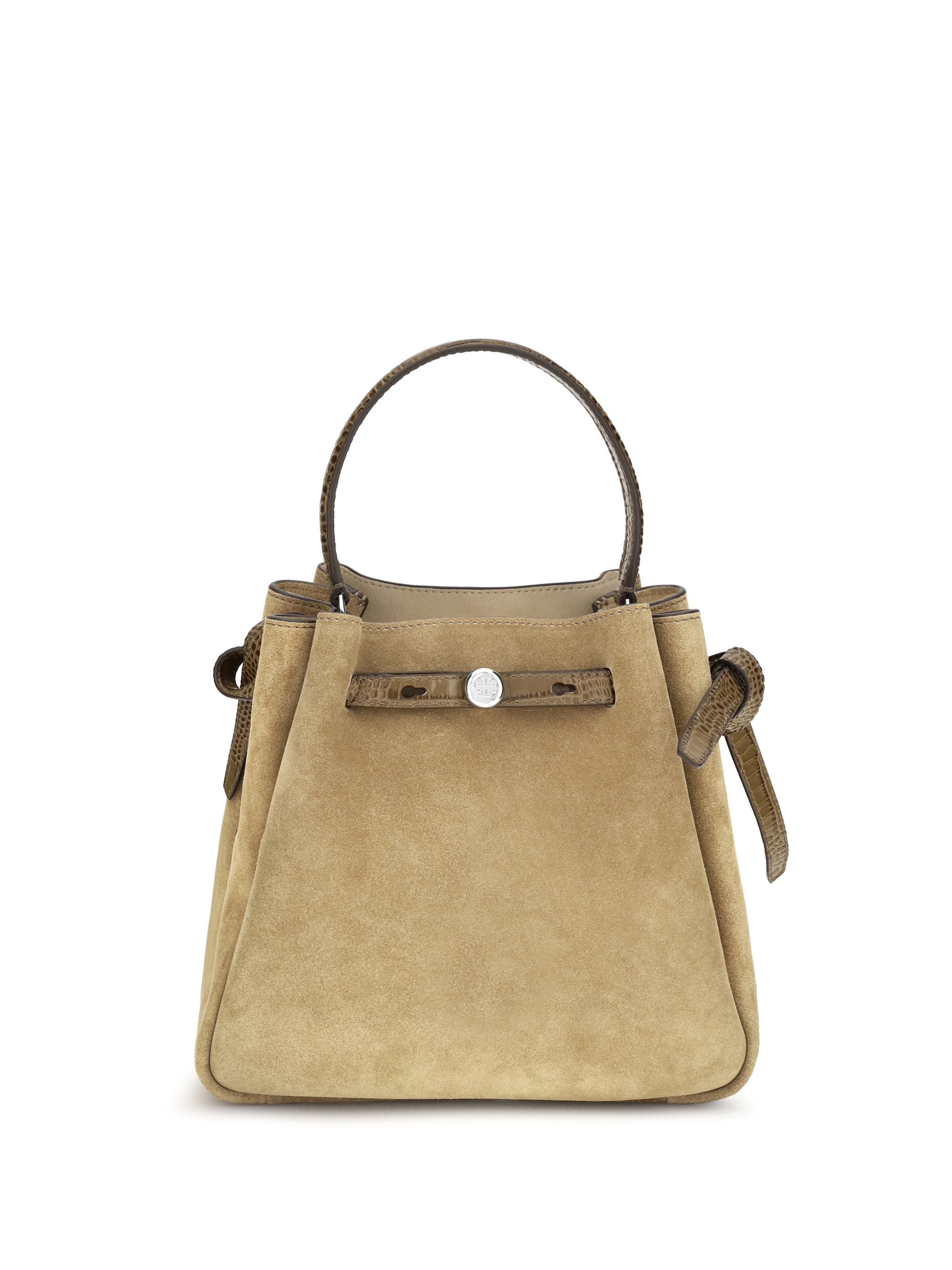 TORY BURCH 로미 스웨이드 버킷백
